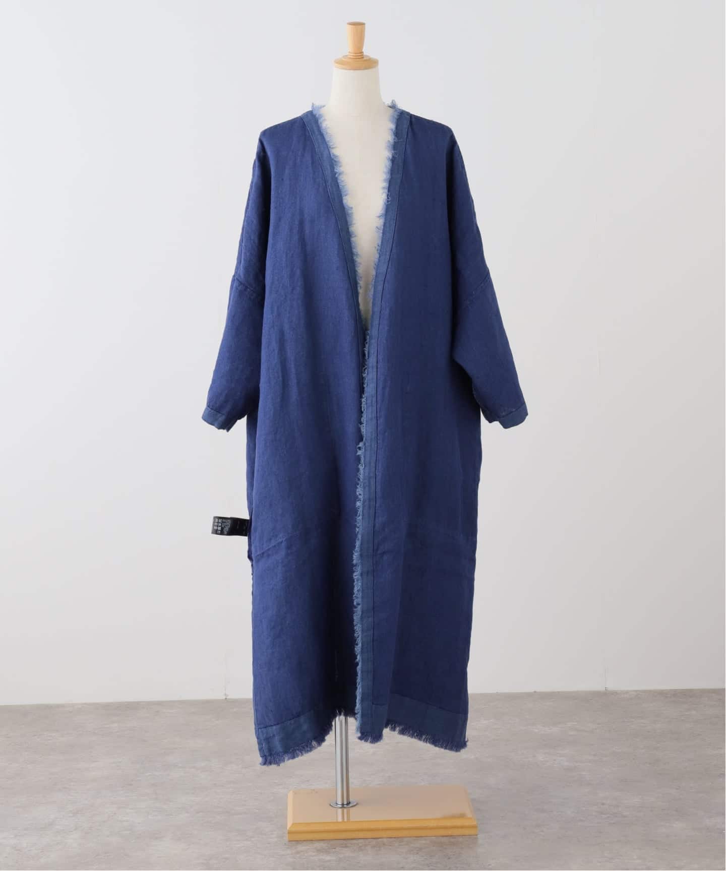 MAISON DE VACANCESメゾンドバカンス L'Appartementアパルトモン購入2021SS Linen Gawnリネンガウン【フリー】【LTSA76462】 MAISON DE VACANCES/メゾン ド バカンス】 FRINGE GAWN（その他