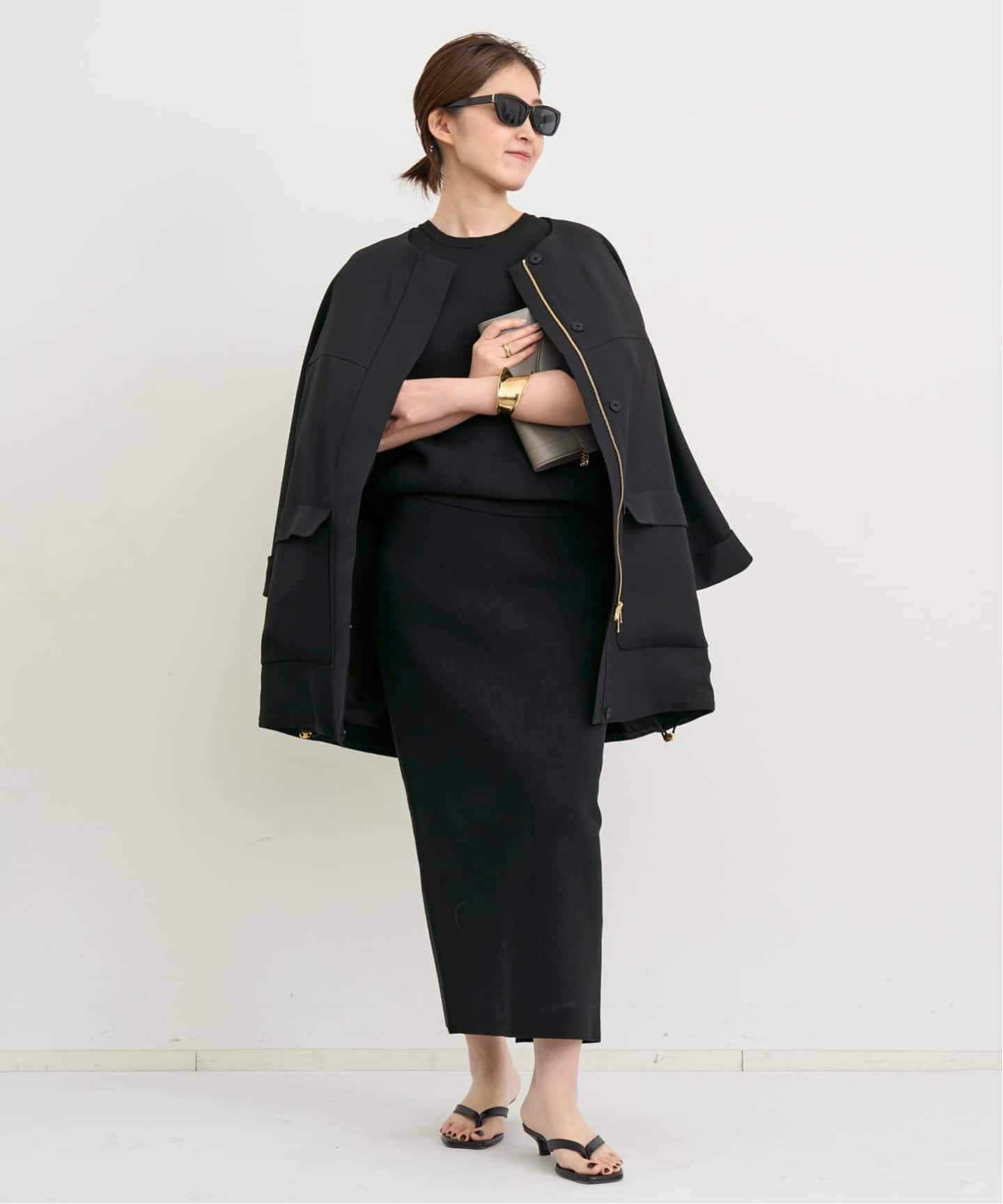 LISIERE VASINO NO COLLAR COAT（ノーカラーコート）｜L'Appartement