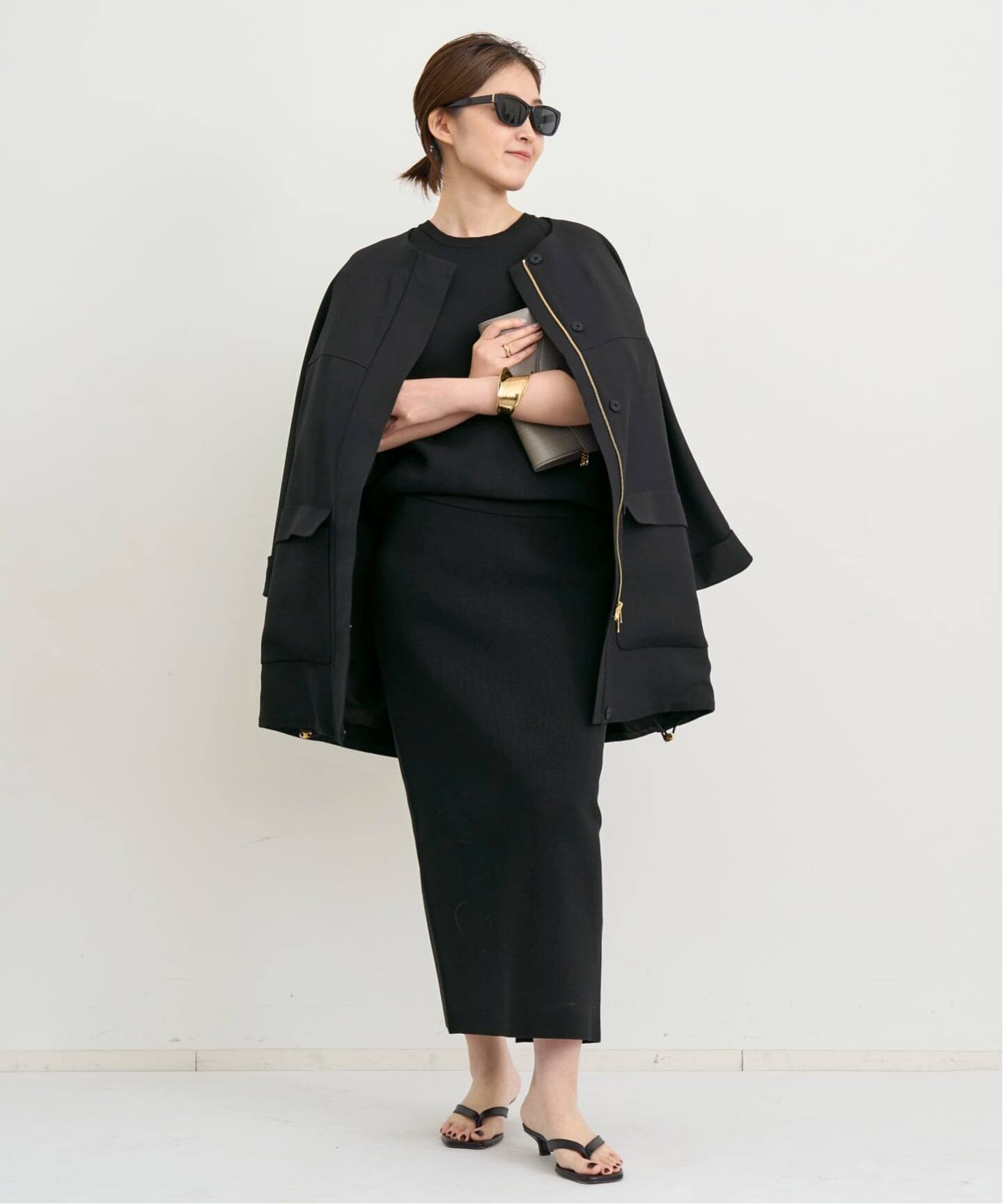 LISIERE VASINO NO COLLAR COAT（ノーカラーコート）｜L