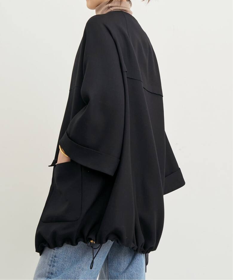 LISIERE VASINO NO COLLAR COAT（ノーカラーコート）｜L