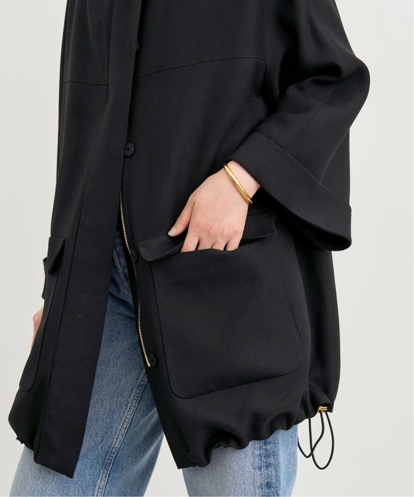 LISIERE VASINO NO COLLAR COAT（ノーカラーコート）｜L'Appartement