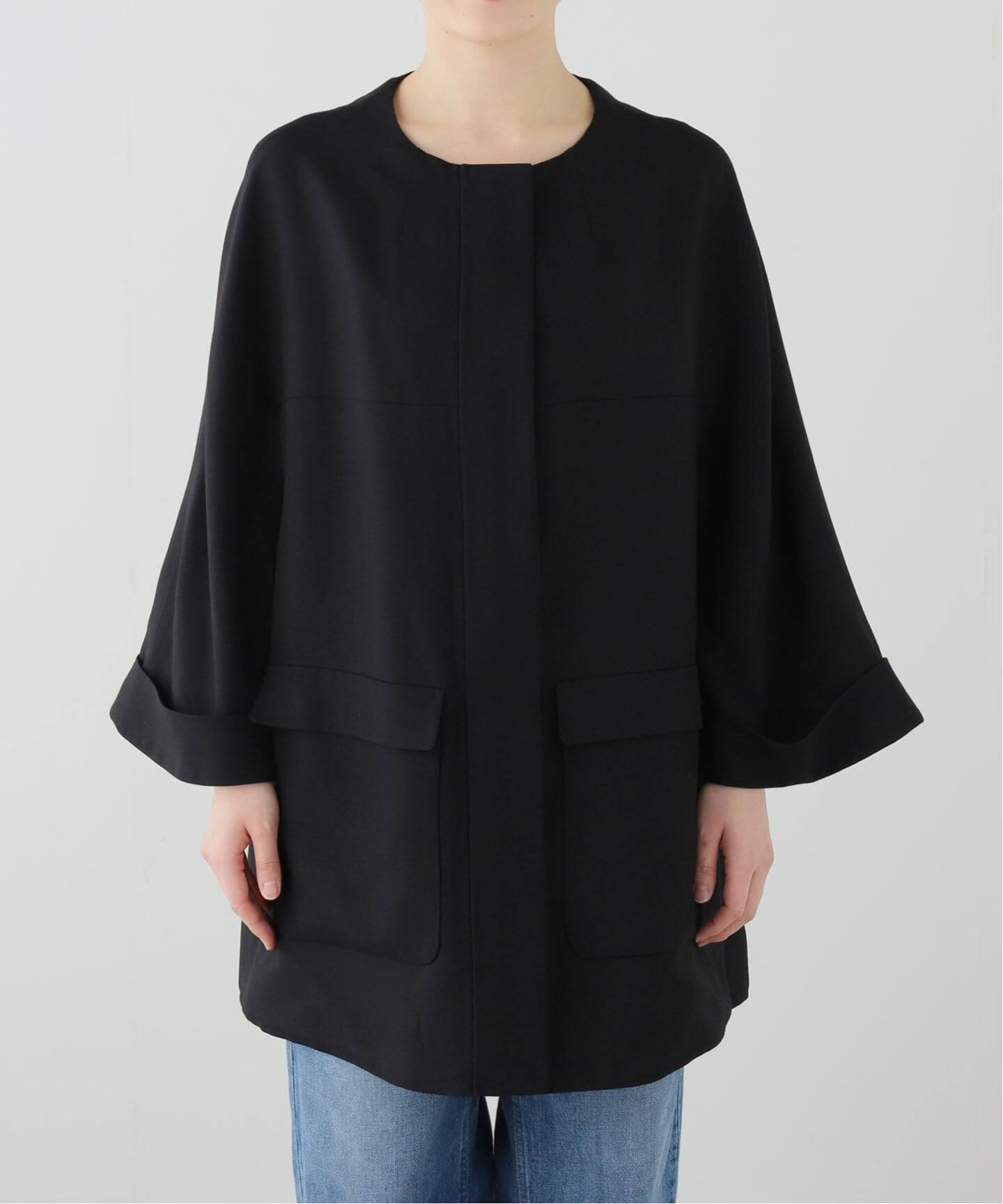 LISIERE VASINO NO COLLAR COAT（ノーカラーコート）｜L'Appartement