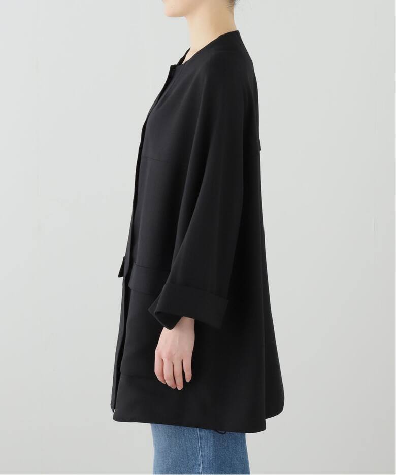 LISIERE VASINO NO COLLAR COAT（ノーカラーコート）｜L