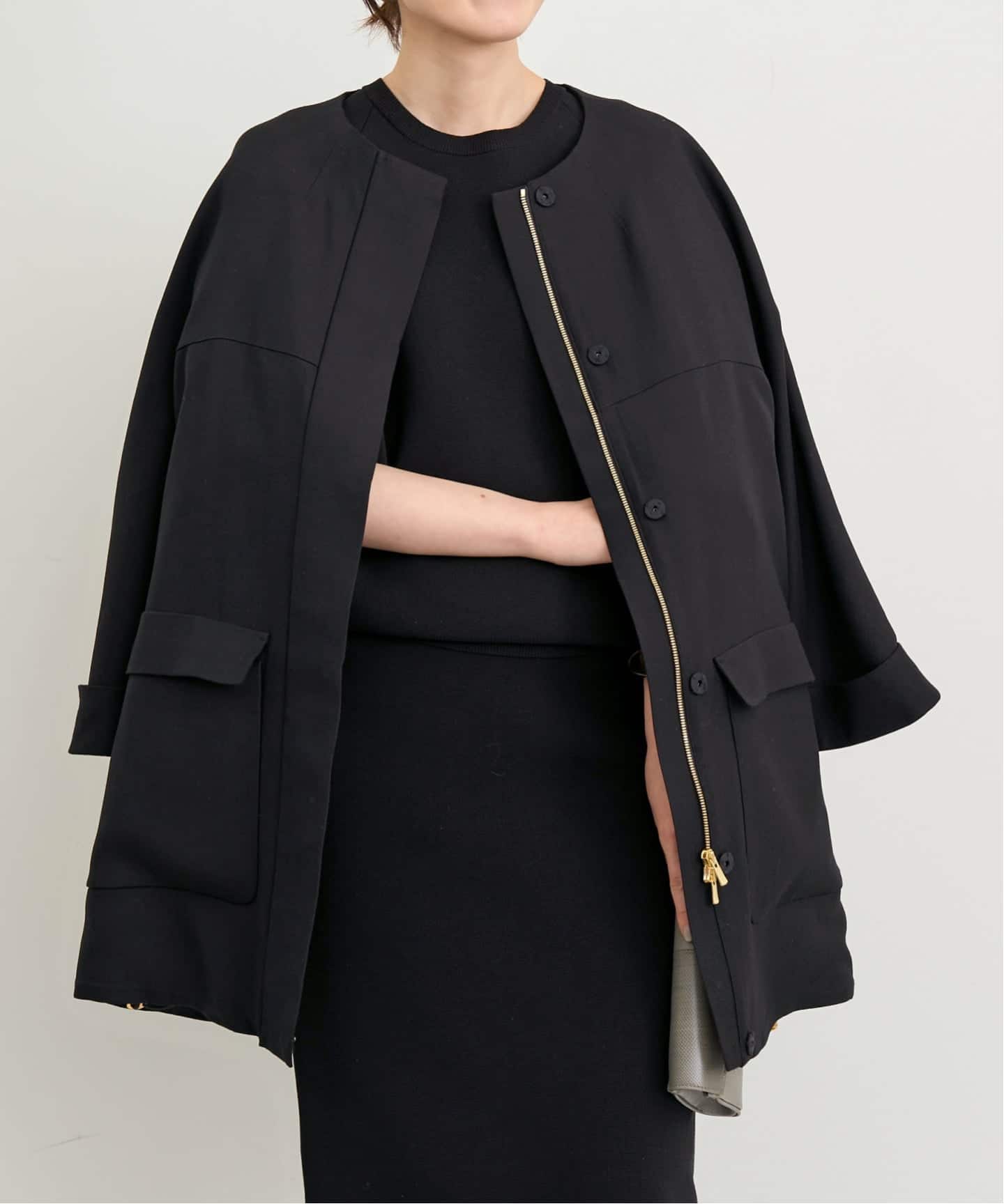 LISIERE VASINO NO COLLAR COAT（ノーカラーコート）｜L'Appartement