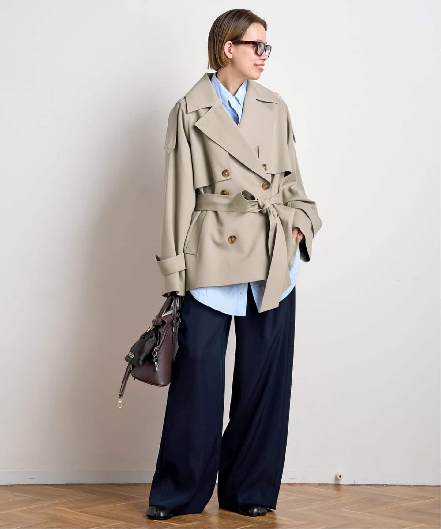 belted trench coat（トレンチコート）｜AP STUDIO（エーピー