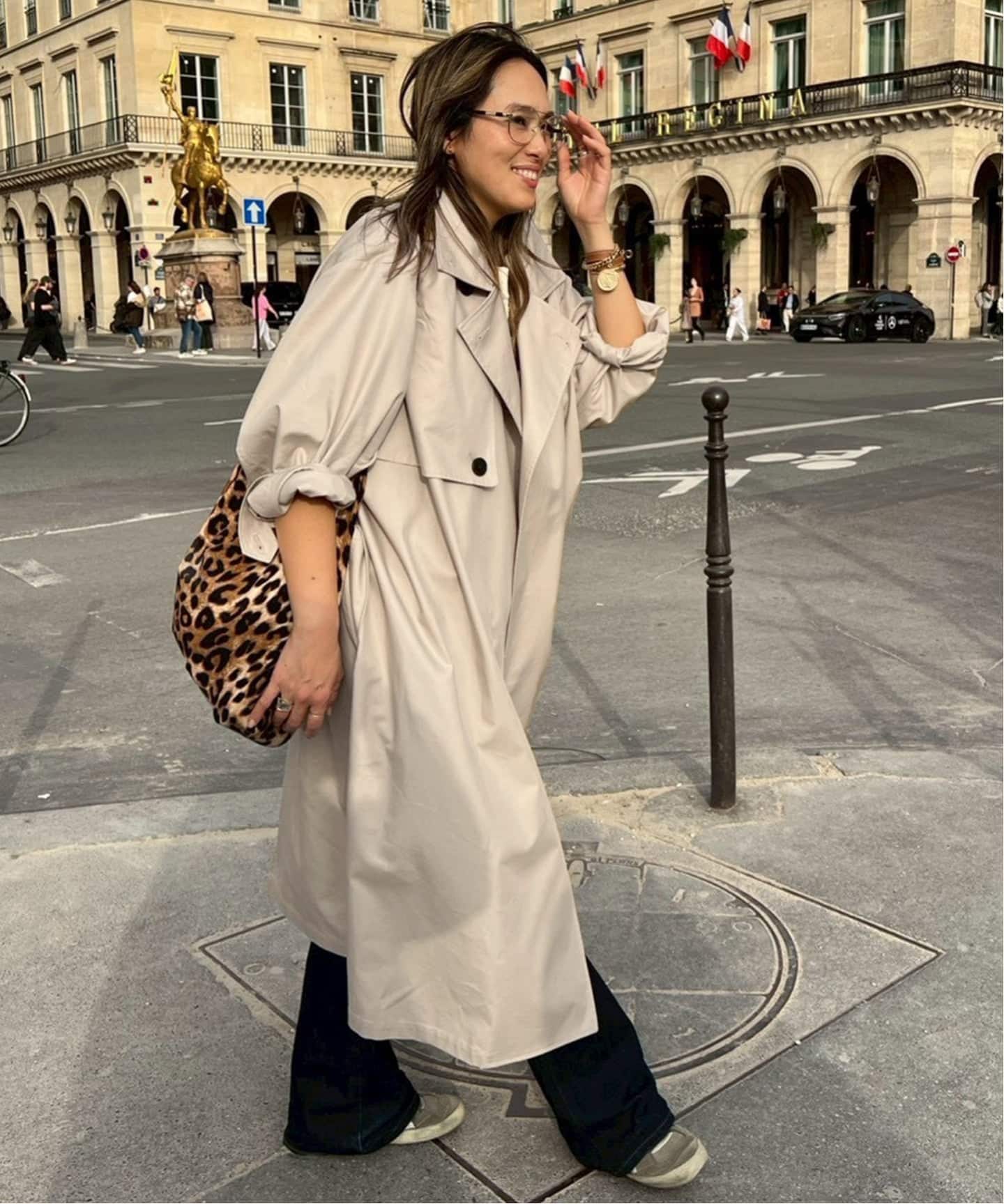 UMARMUNG/ウンマームン】CONVERTIBLE COLLAR OVERSIZED TRENCH COAT