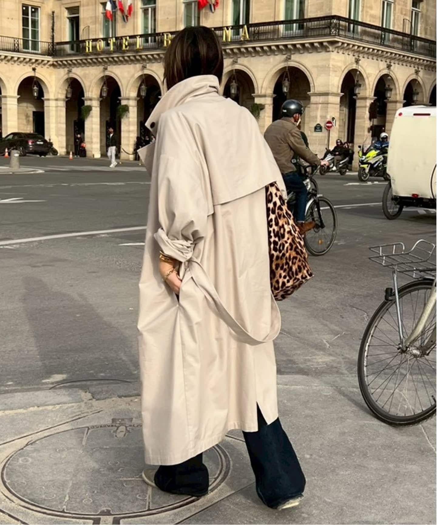 UMARMUNG/ウンマームン】CONVERTIBLE COLLAR OVERSIZED TRENCH COAT