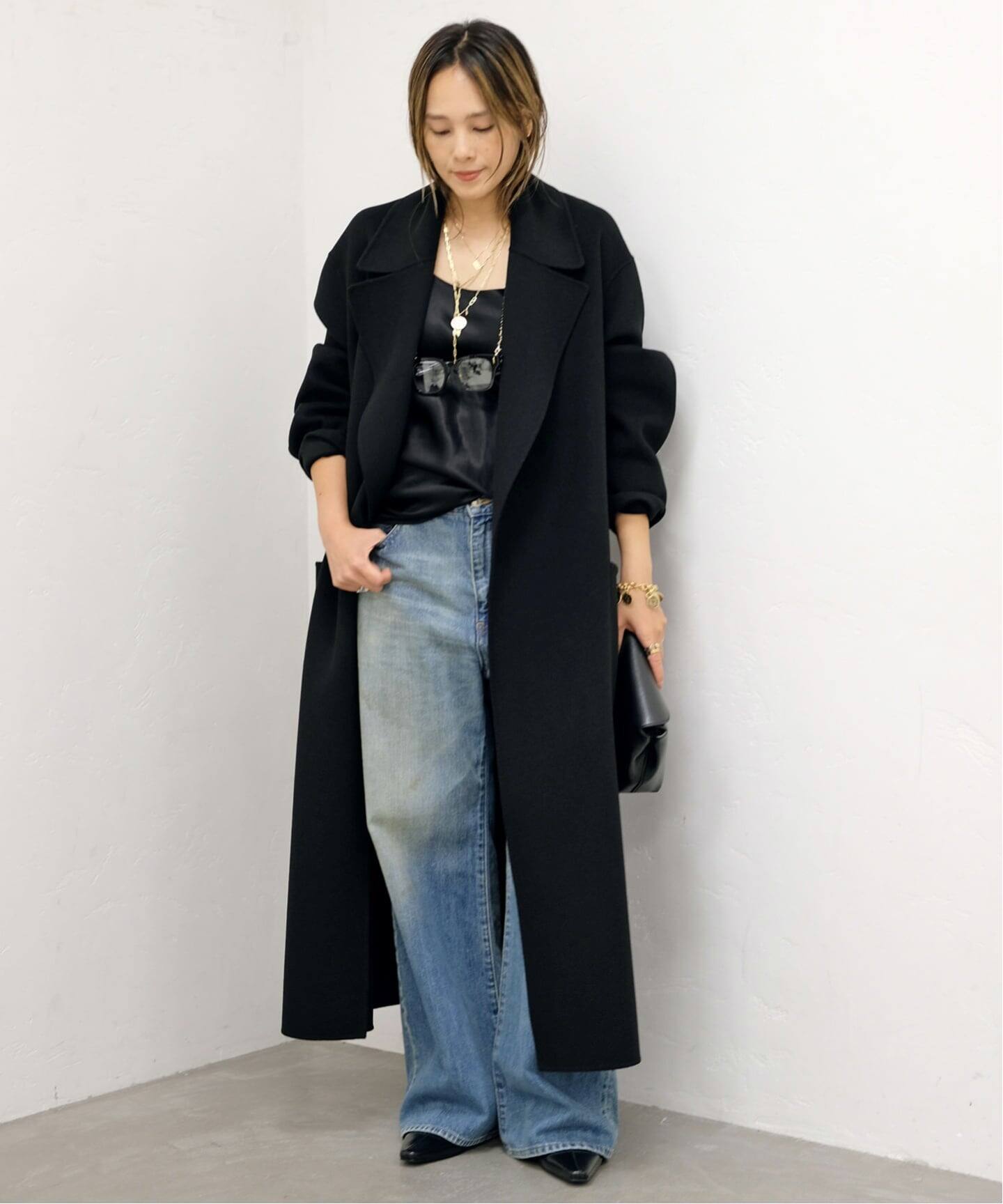 SPORTMAX/スポーツマックス】DOUBLE-FACED CHESTER COAT（チェスター 