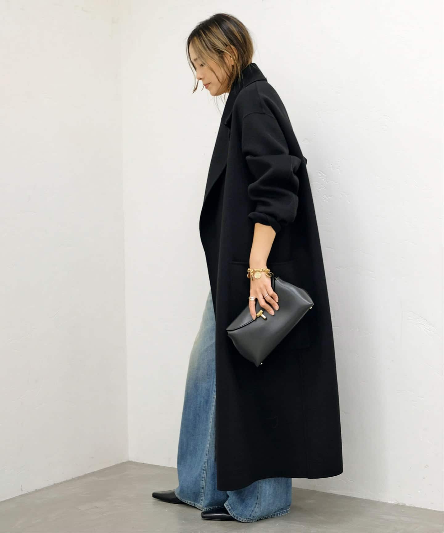 SPORTMAX/スポーツマックス】DOUBLE-FACED CHESTER COAT（チェスター