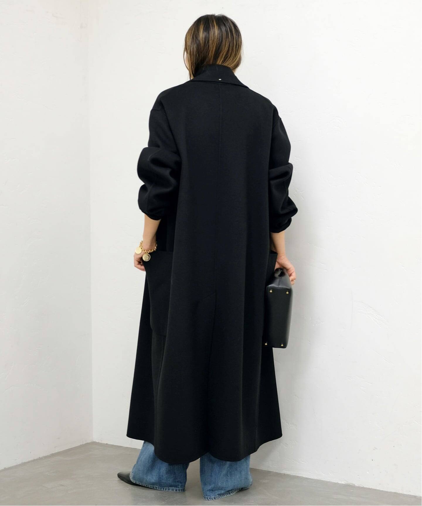 SPORTMAX/スポーツマックス】DOUBLE-FACED CHESTER COAT（チェスター 