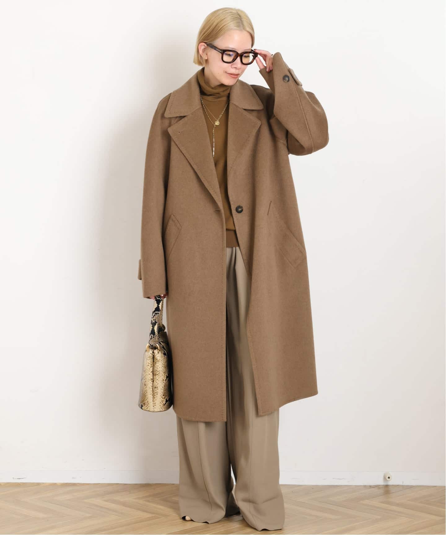 新品 JOSEPH STUDIO コート JOSEPH/ジョセフ】Double-Faced Chesterfield Coat（チェスターコート