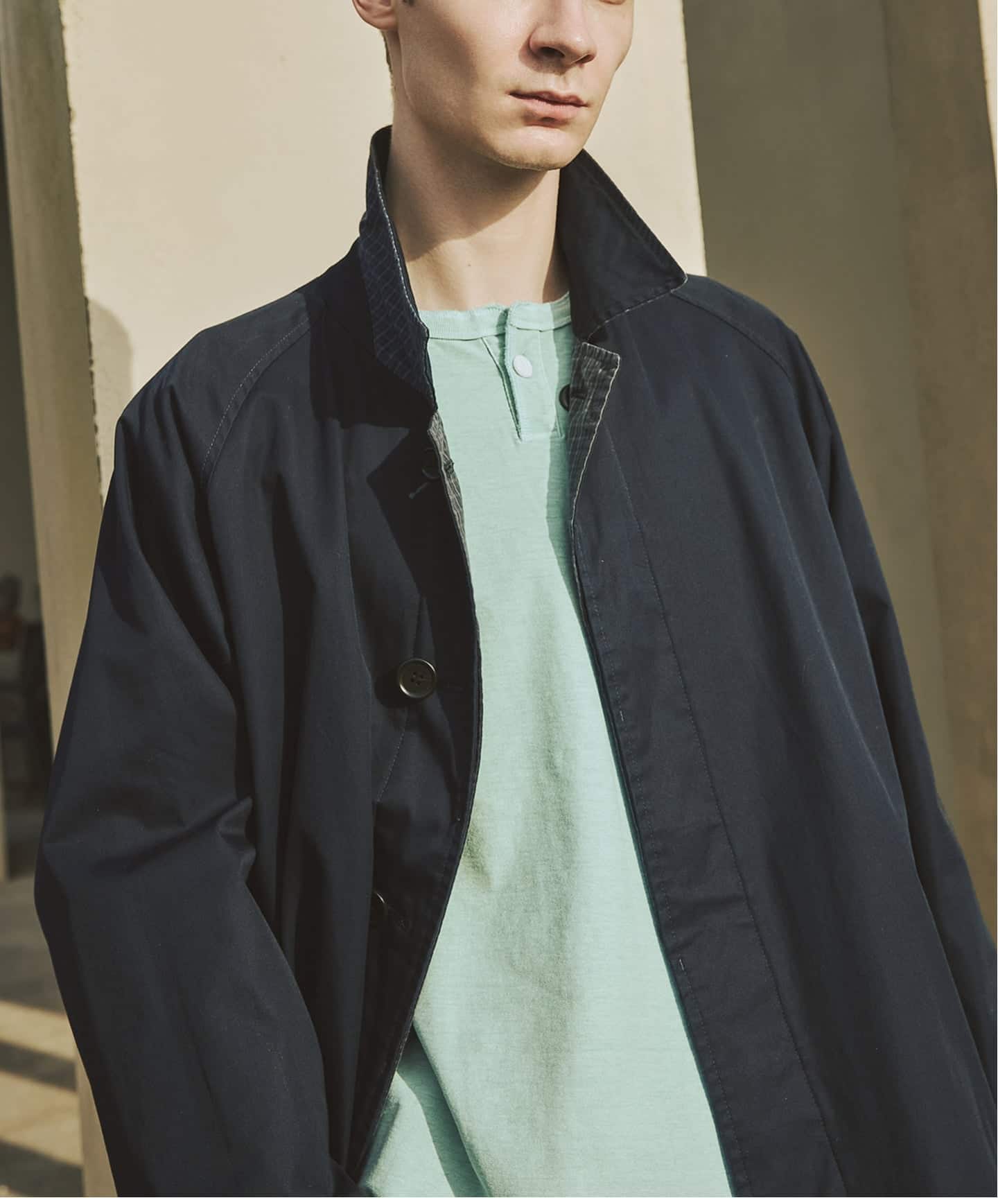 【美品】 STANDARD　JOURNAL　ステンカラーコート　リバーシブル 美品】 STANDARD JOURNAL ステンカラーコート リバーシブル