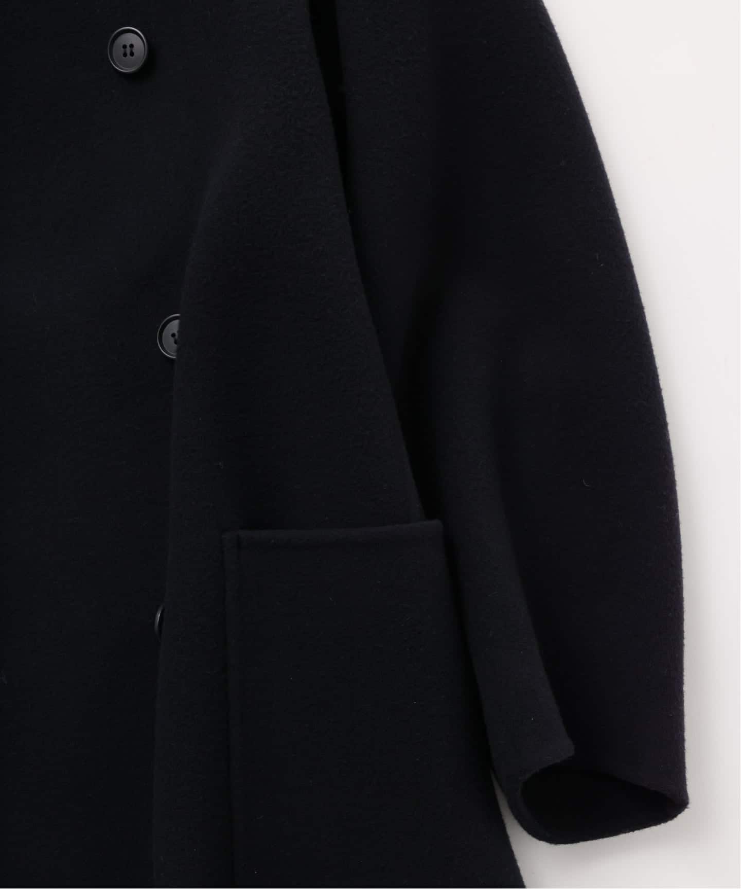 予約》【FOLL / フォル】sp160s wool rever p coat（ピーコート