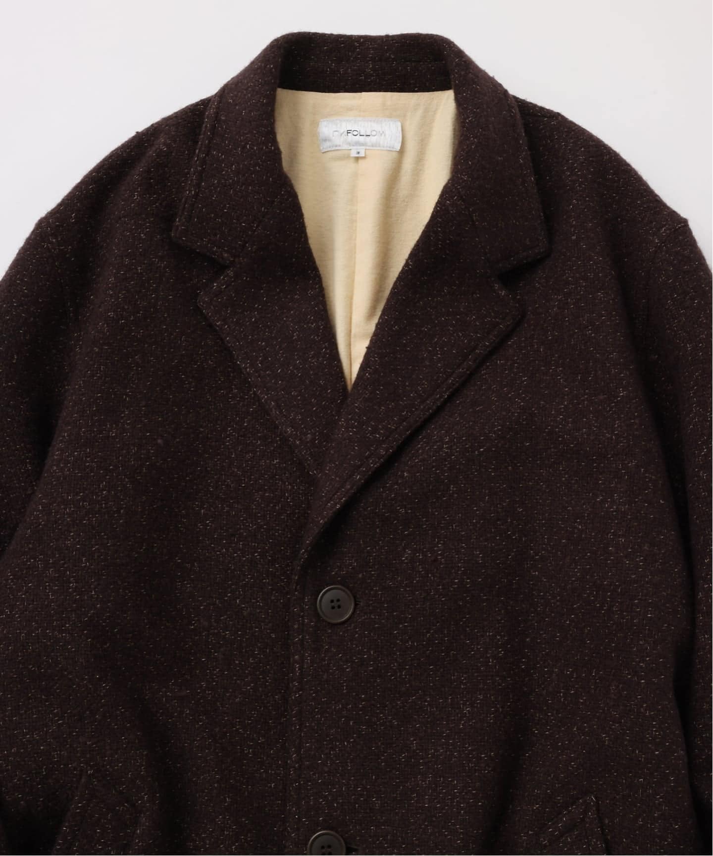 チェスターコート Journal standard  Chester Coat 予約》【FOLL / フォル】fine homespun tweed chester coat
