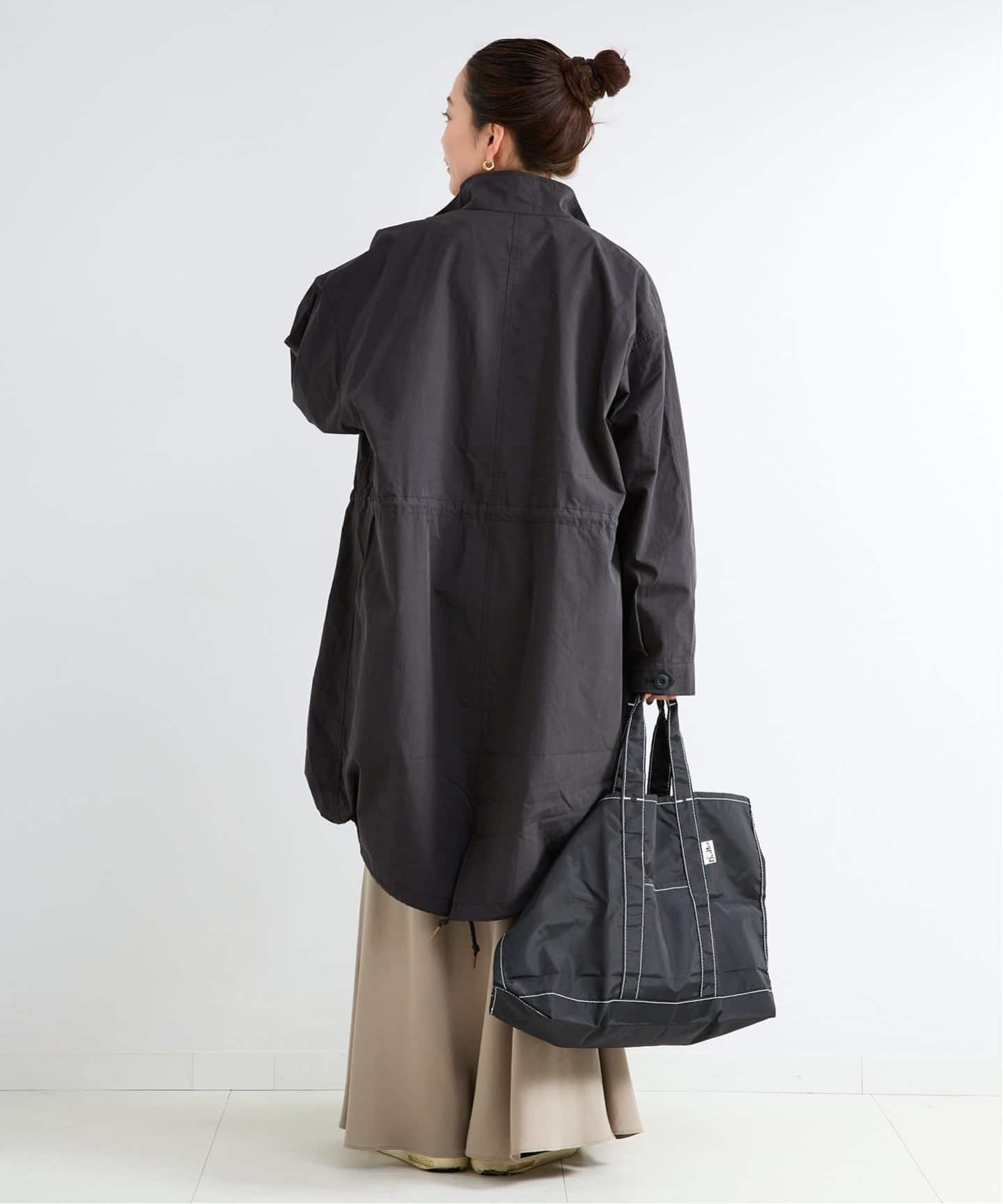 【洗える】美品 23区 モッズコート ライナー付き 32ブラック 23区 【撥水加工/洗える】ライナー付き マルチウェイアウター