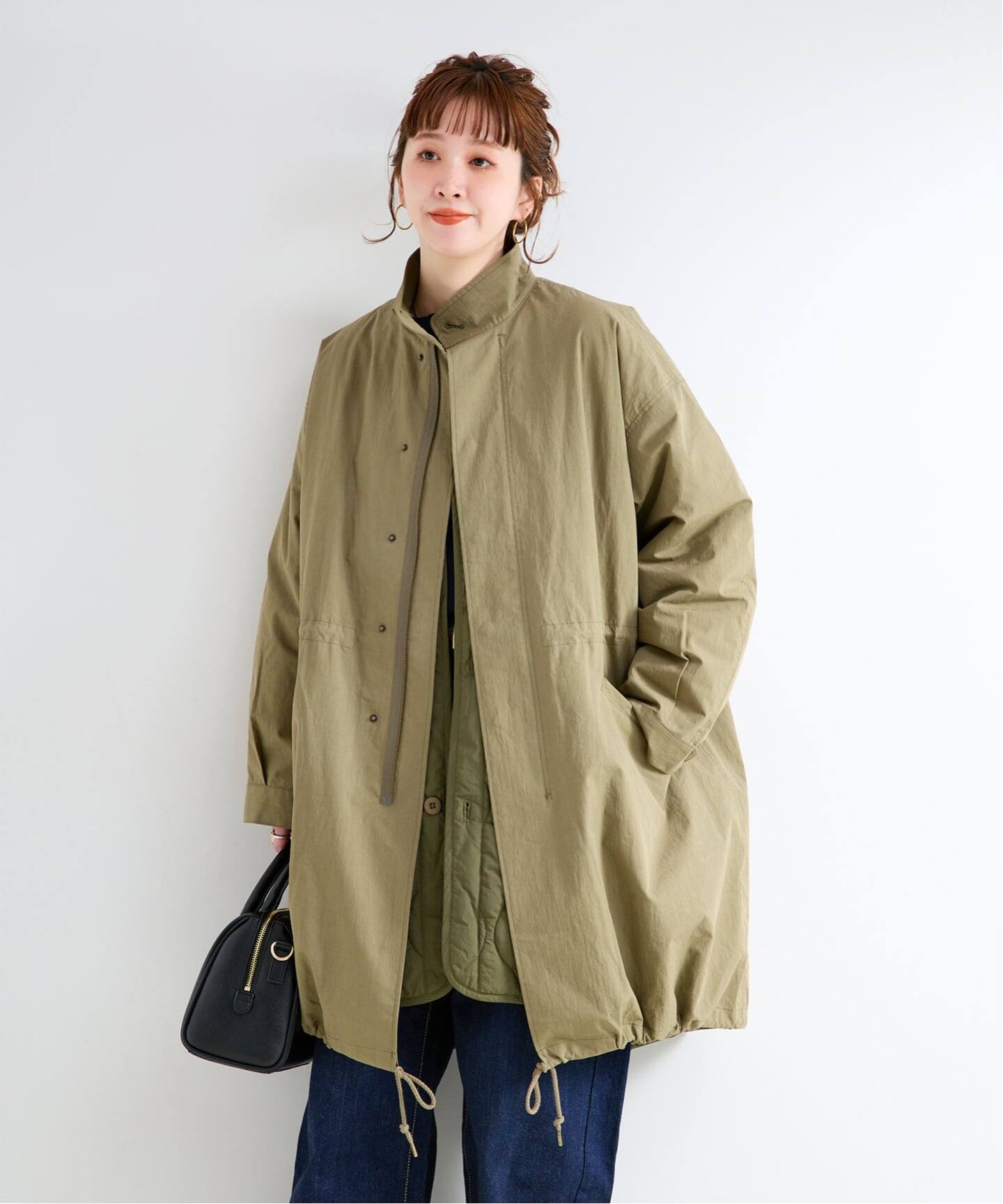美品！イエナ　ライナー付きスーピマコットンモッズコート　クリーニング済 IENA（イエナ）の「《予約》Pe/C ライナー付き モッズコート
