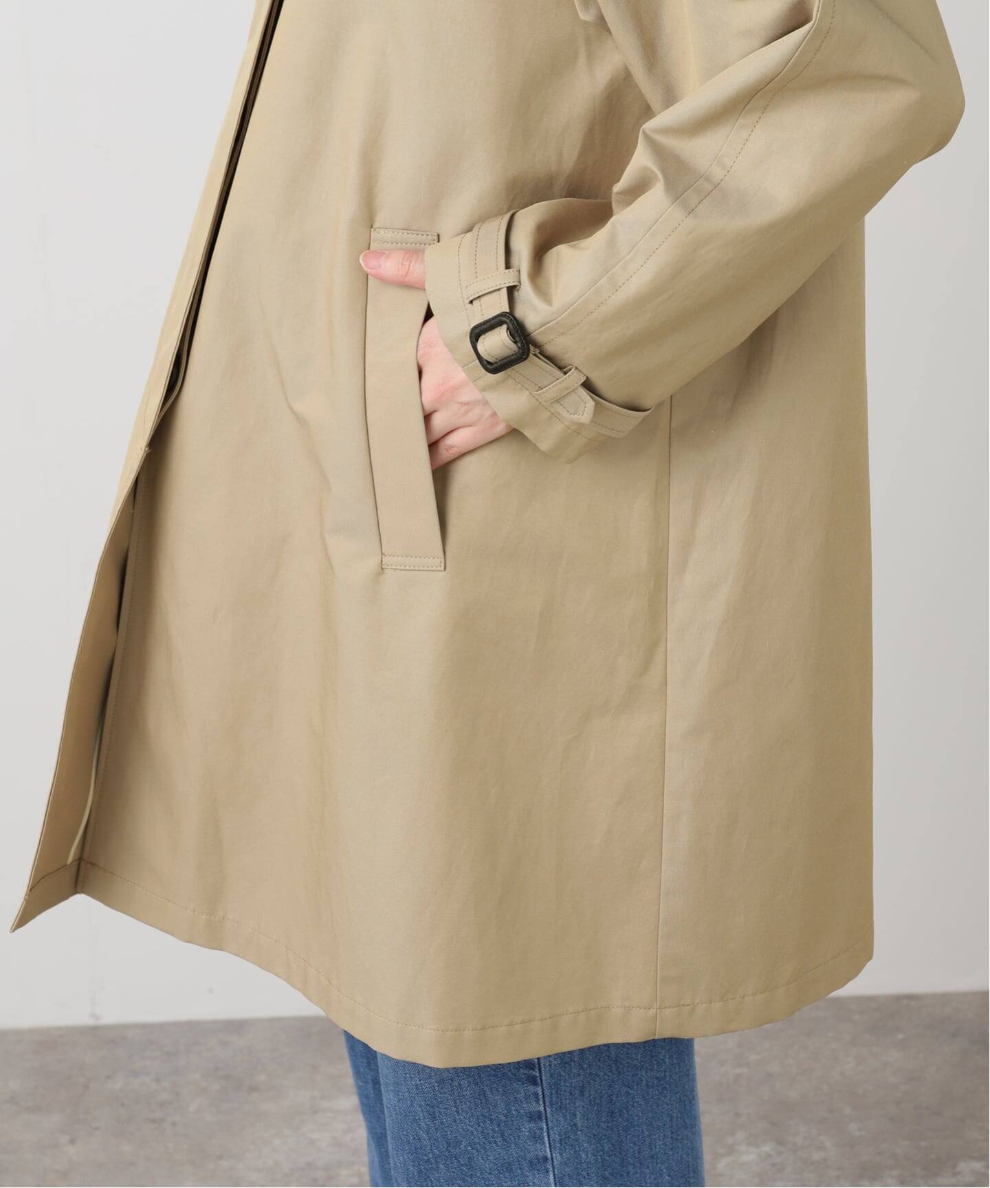 ★IENA　コート 撥水Fly Frontステンカラーコート（ステンカラーコート）｜IENA