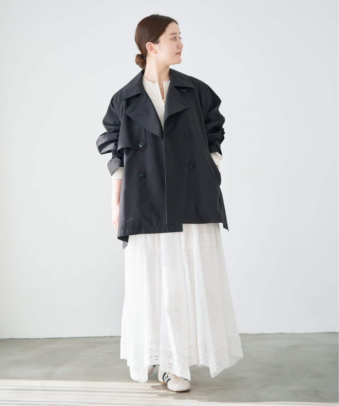 新色/WEB限定/追加4予約》ポプリンオーバーショートコート（その他