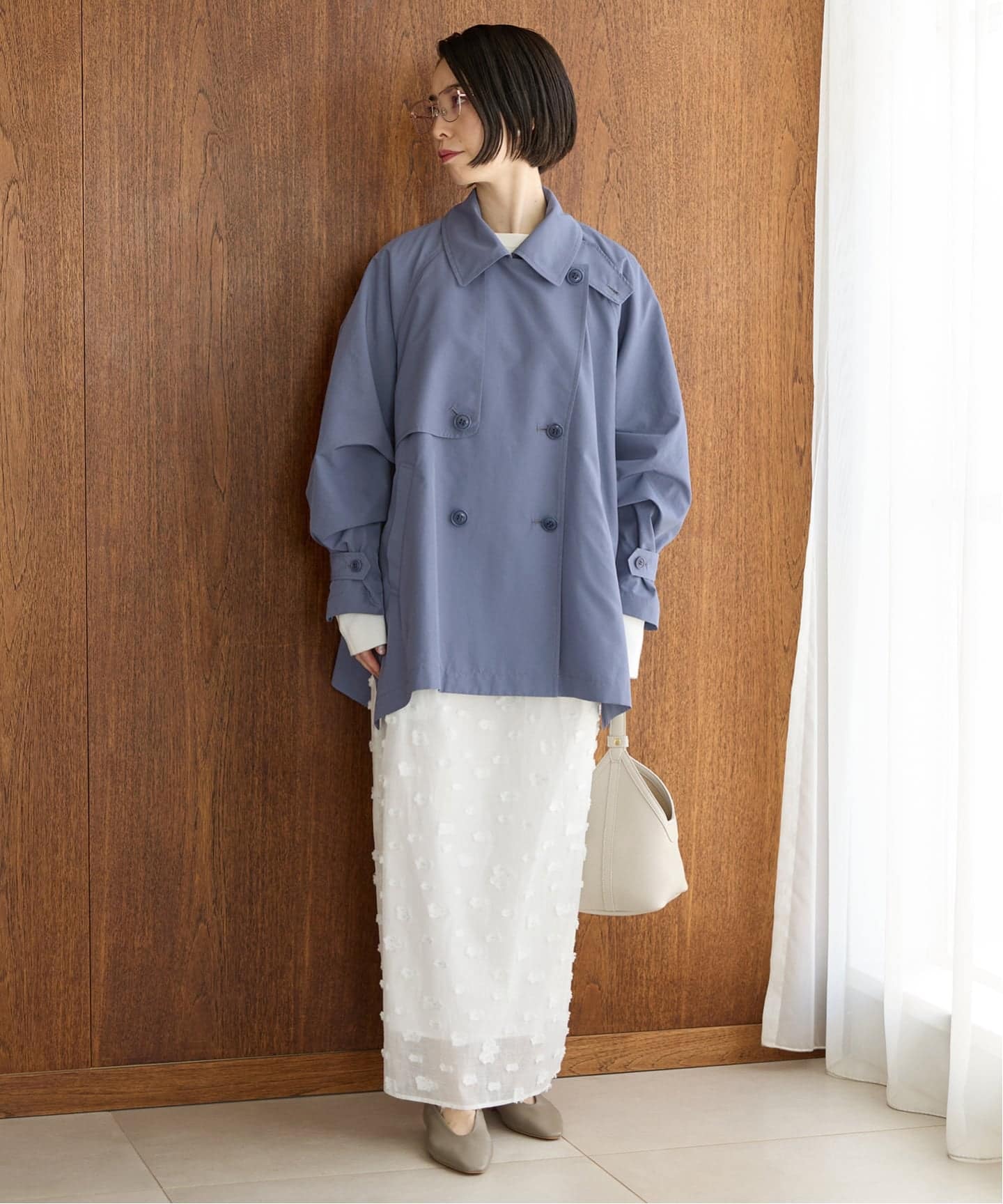 新色あり/WEB限定/追加4》ポプリンオーバーショートコート（その他