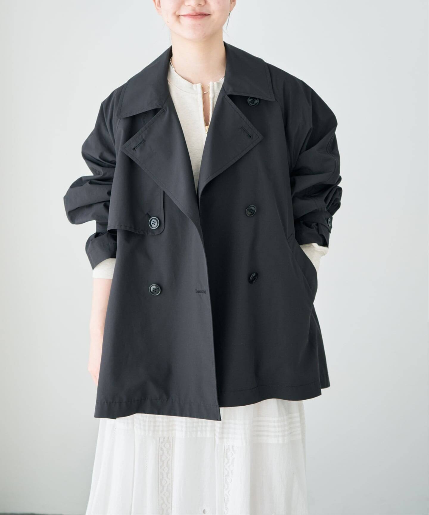 新色あり/WEB限定/追加4》ポプリンオーバーショートコート（その他