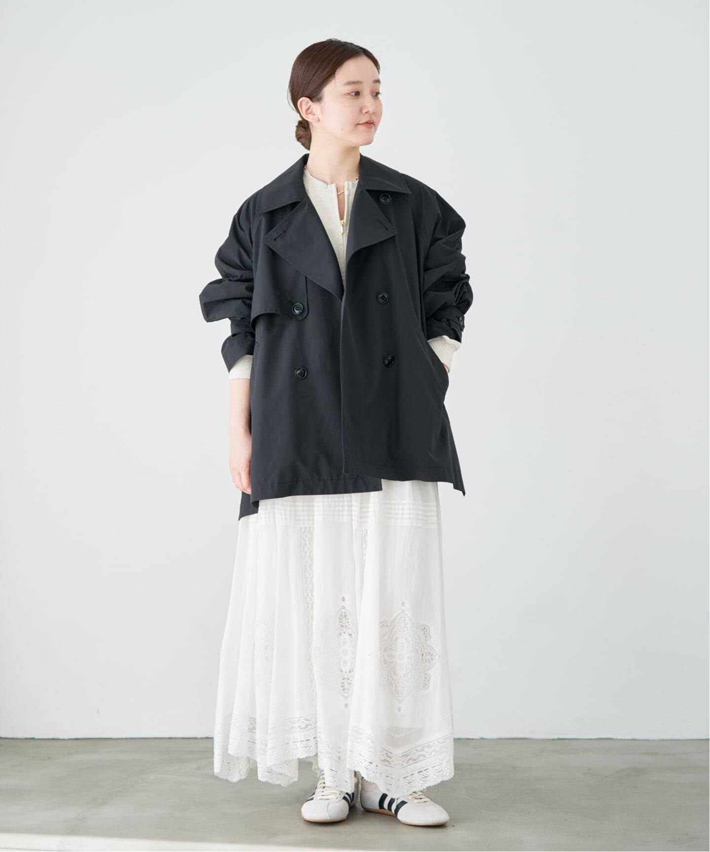 新色あり/WEB限定/追加4》ポプリンオーバーショートコート（その他