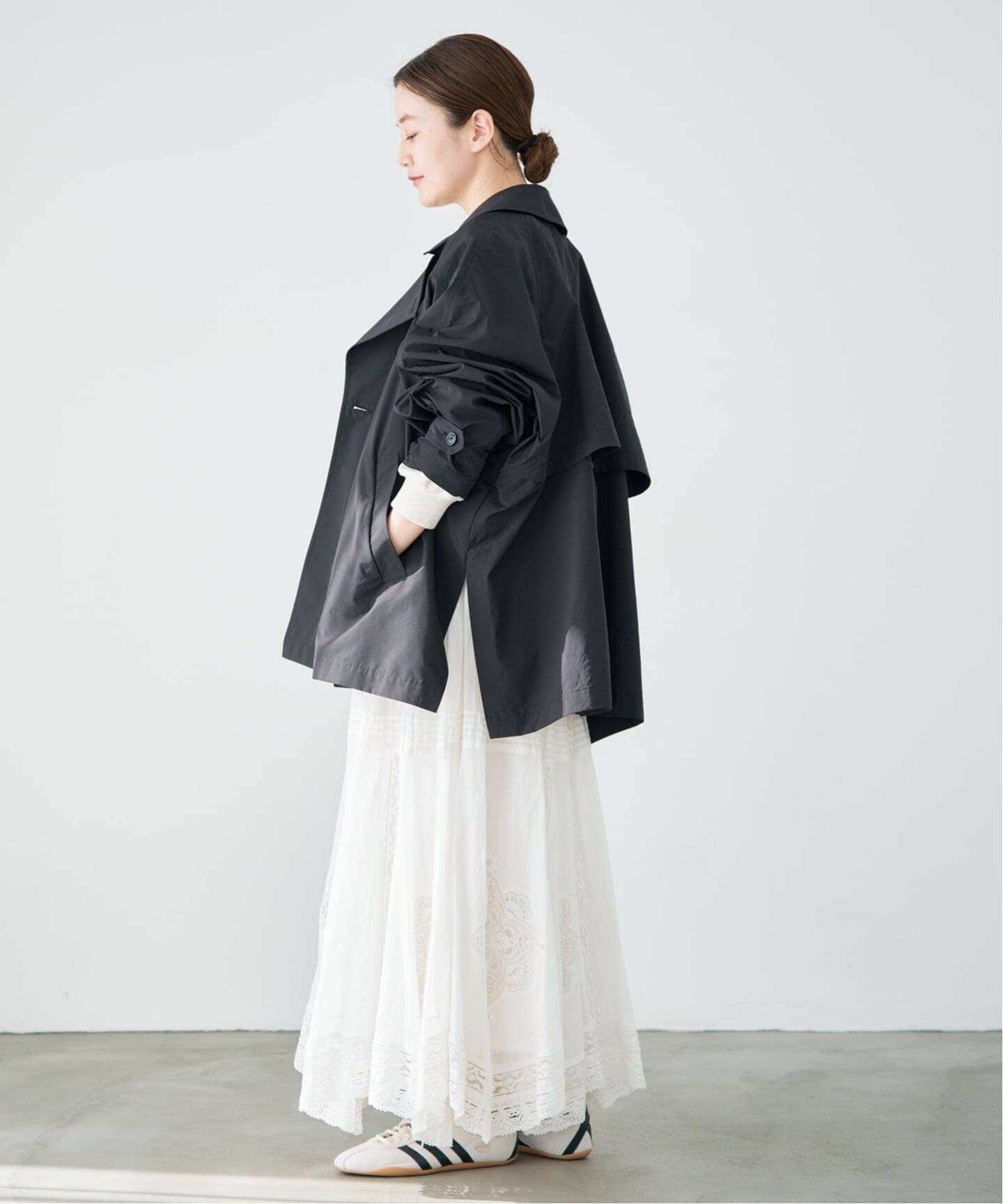 新色あり/WEB限定/追加4》ポプリンオーバーショートコート（その他