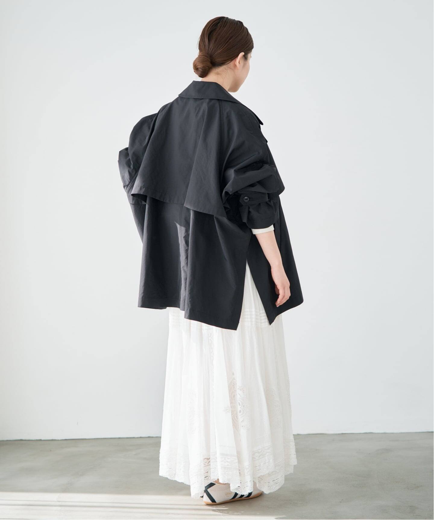 新色あり/WEB限定/追加4予約》ポプリンオーバーショートコート（その他