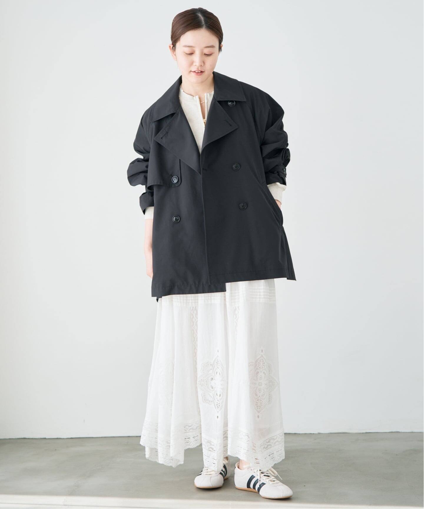 新色あり/WEB限定/追加4》ポプリンオーバーショートコート（その他