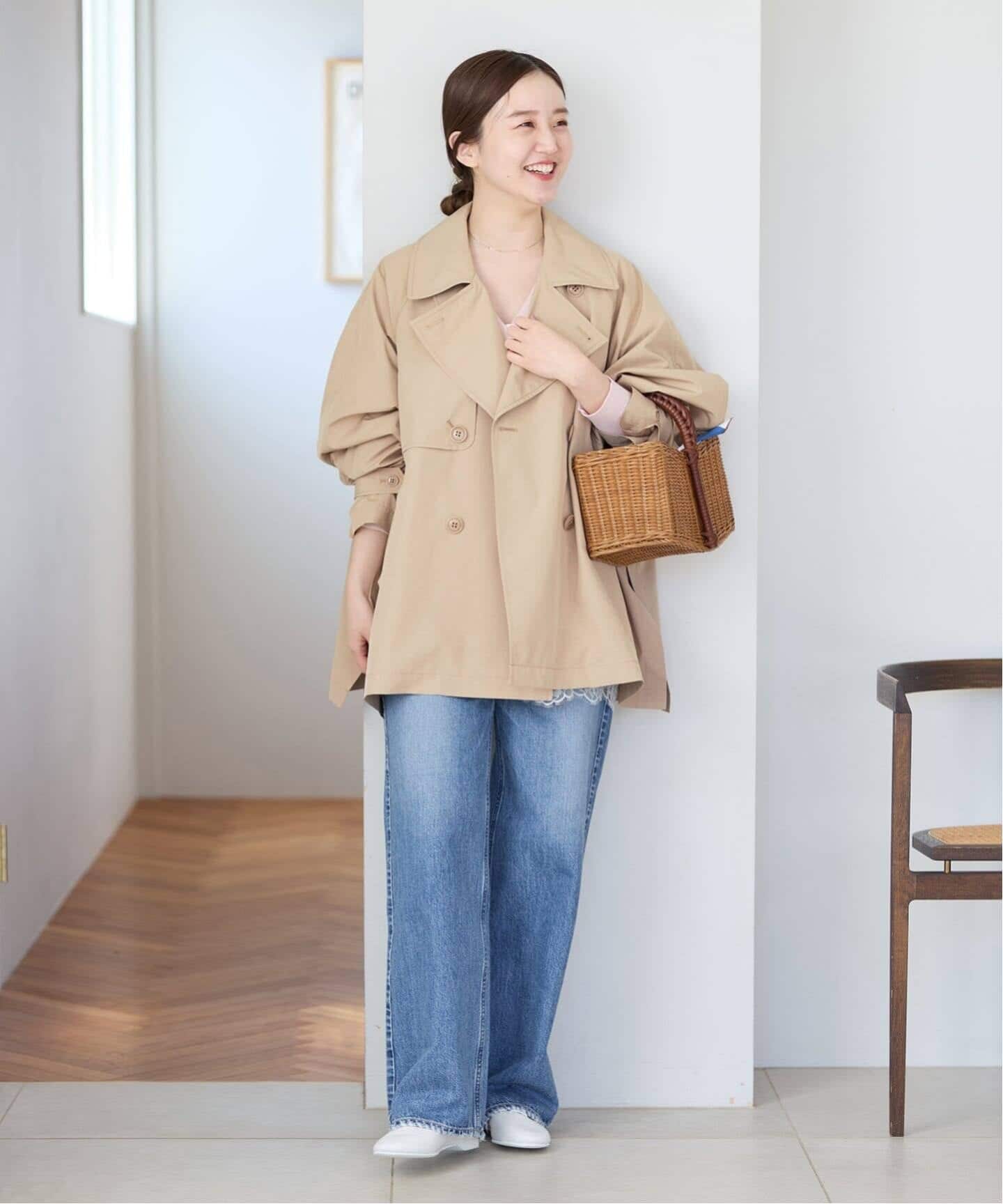 新色あり/WEB限定/追加4》ポプリンオーバーショートコート（その他