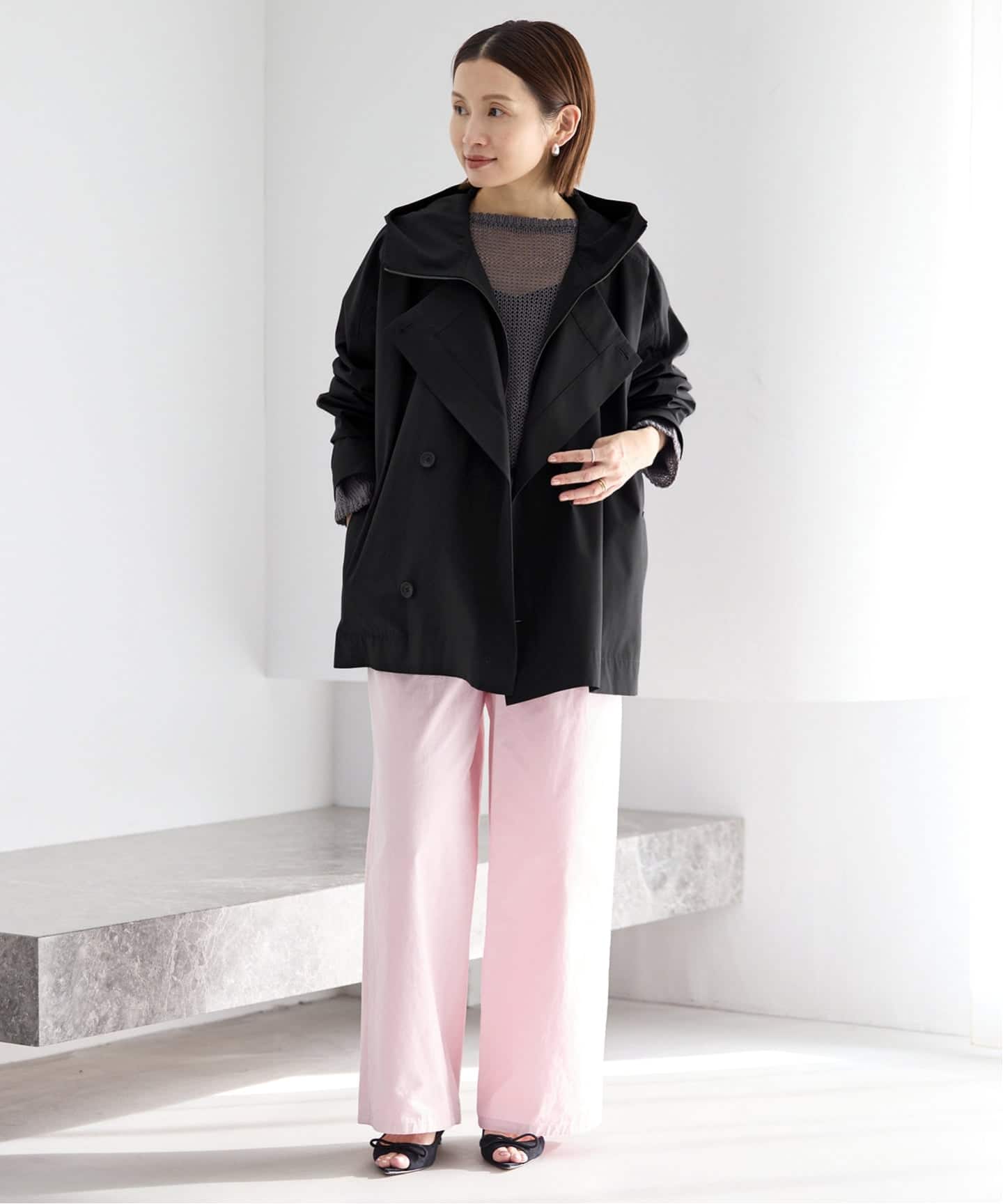 一部サイズ別注》VACHEMENT/ヴァシュモン シェルタフタ ショート