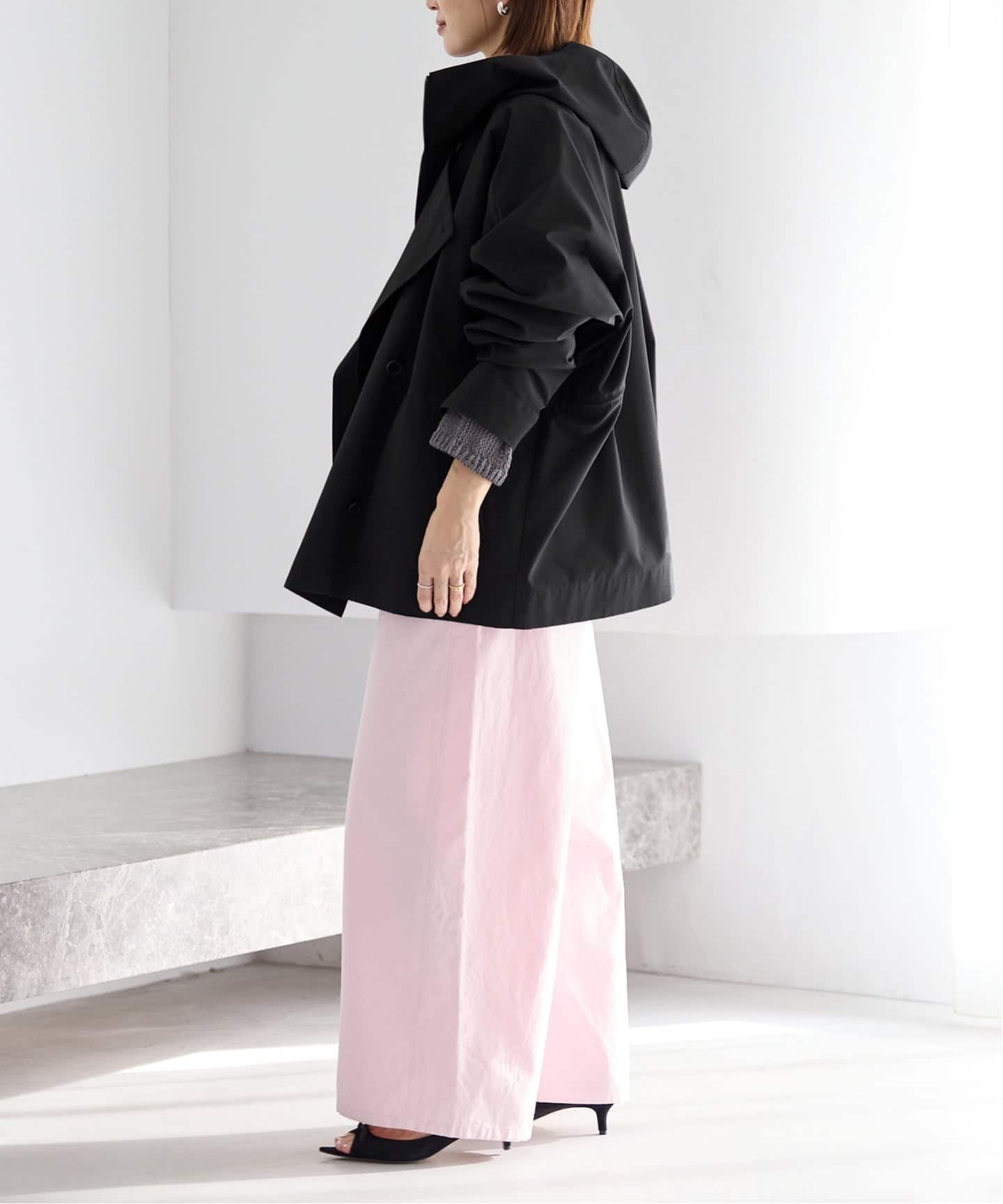 一部サイズ別注》VACHEMENT/ヴァシュモン シェルタフタ ショート