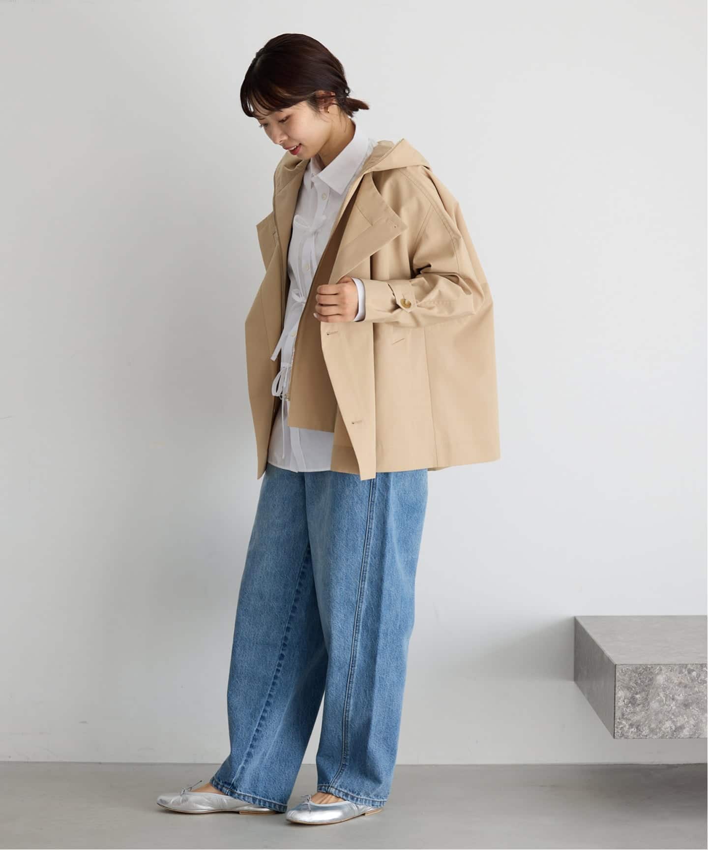 一部サイズ別注》VACHEMENT/ヴァシュモン シェルタフタ ショート