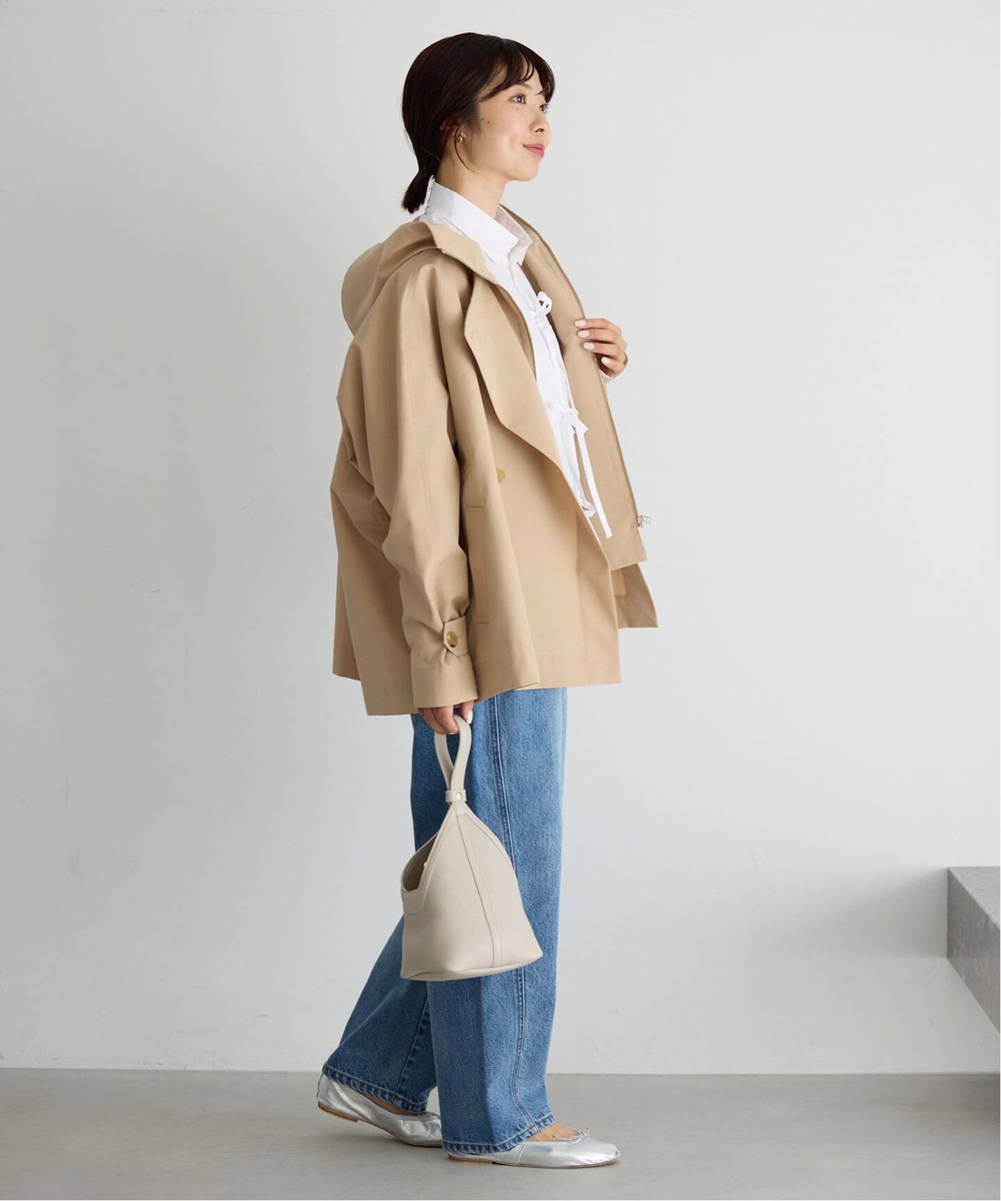 一部サイズ別注》VACHEMENT/ヴァシュモン シェルタフタ ショート