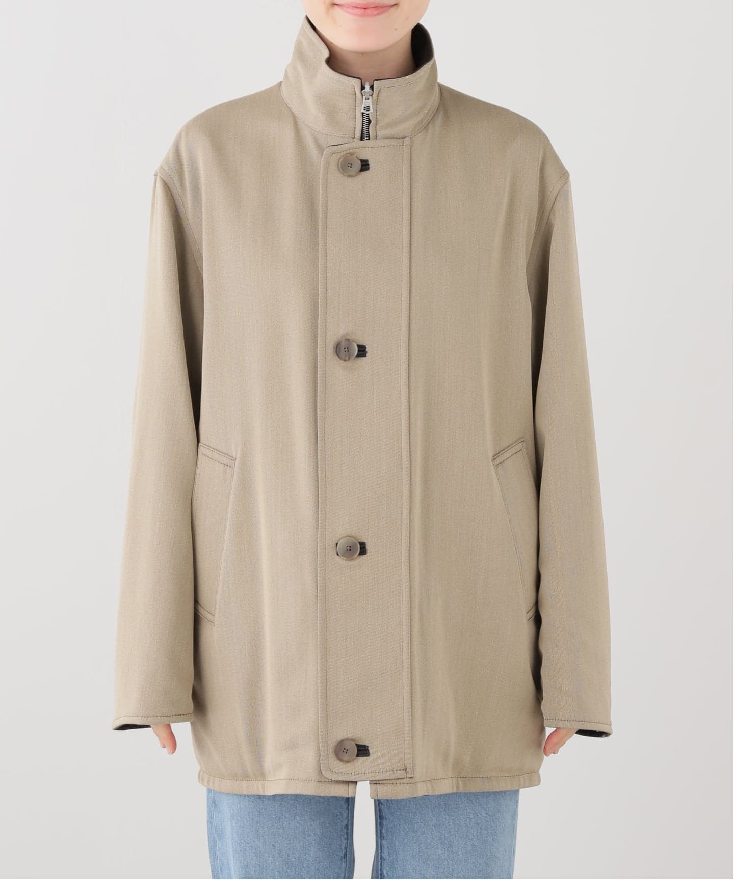 AURALEE/オーラリー REVERSIBLE WOOL SHEEP LEATHER CT コート