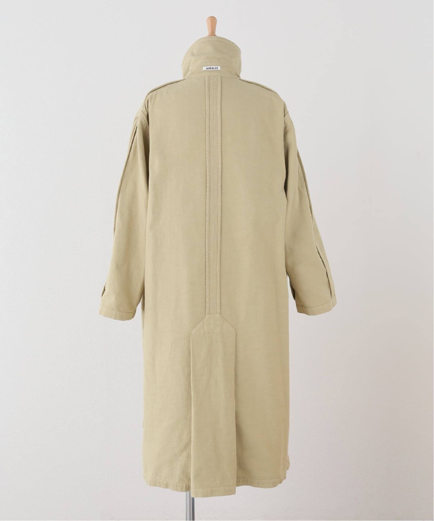 AURALEE/オーラリー GARMENT CHINO CT コート A26SC02MC(トレンチ AURALEE/オーラリー GARMENT CHINO CT コート A26SC02MC(トレンチ