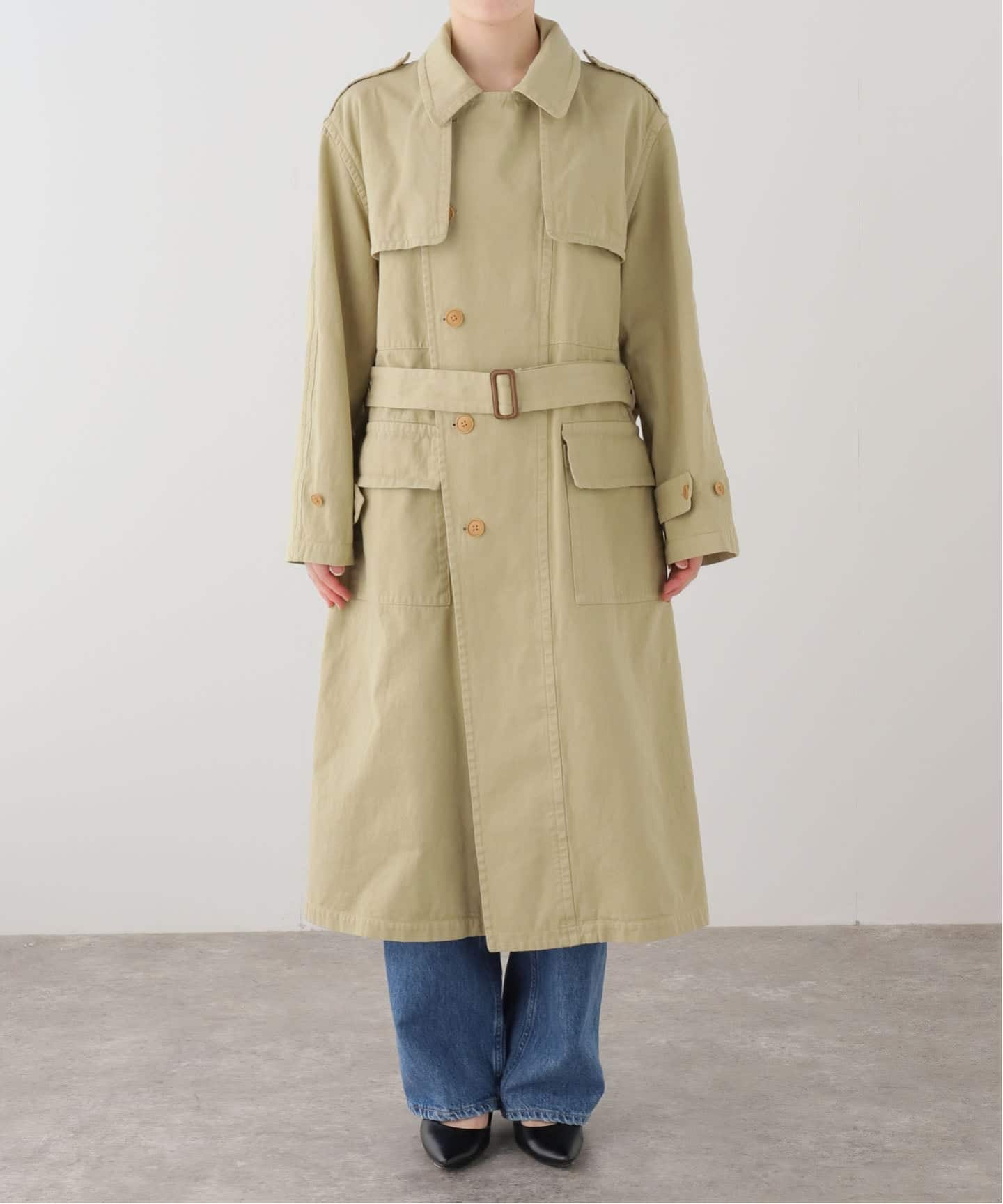 AURALEE/オーラリー GARMENT CHINO CT コート A26SC02MC（トレンチ