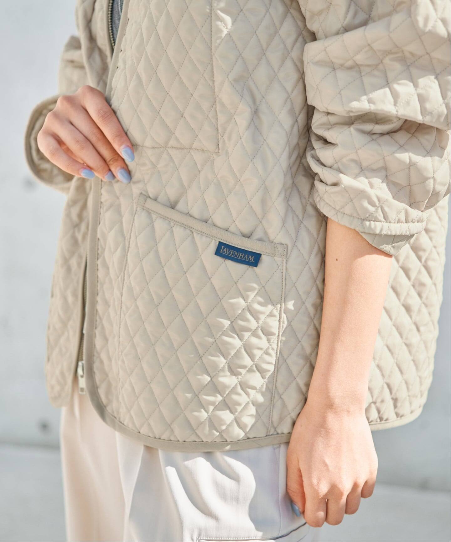 LAVENHAM/ラベンハム 別注 TEYNHAM MENS ブルゾン（中綿・キルティング