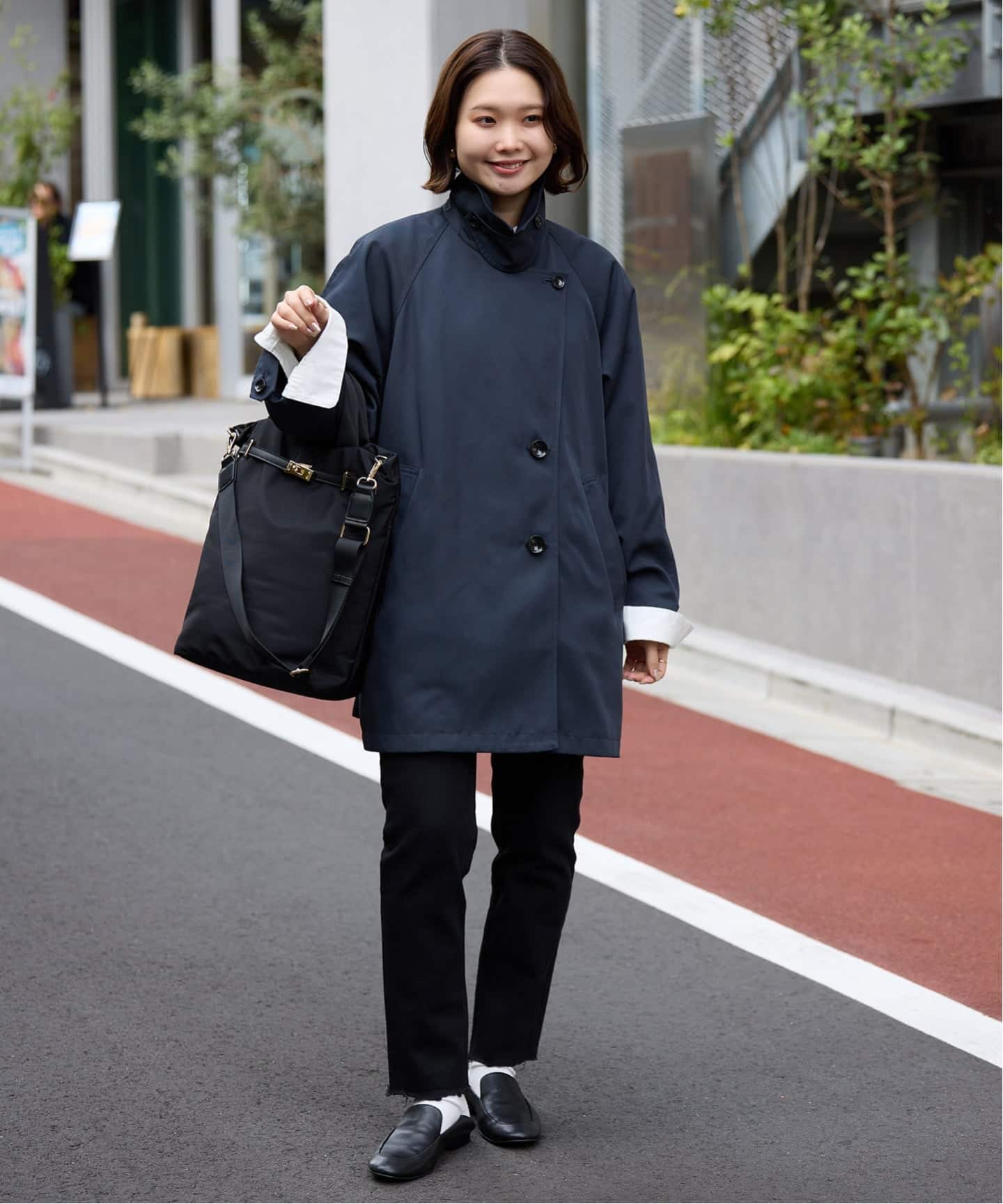 セットアップ対応可/予約》撥水ミドルトレンチコート（トレンチコート