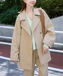 《セットアップ対応可/予約》撥水ミドルトレンチコート