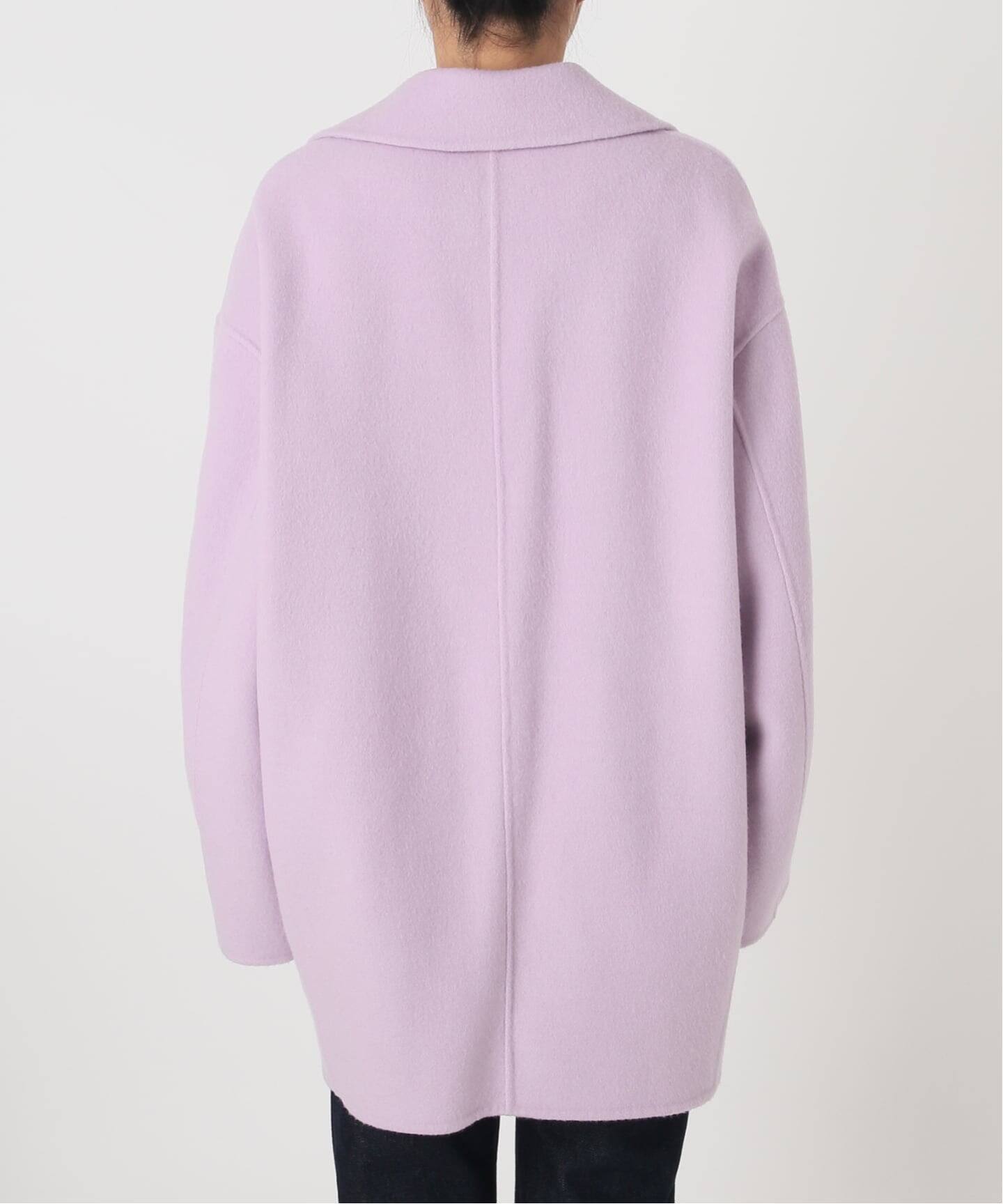 シリーズあり/追加予約》souple wool ダブルフェイスミドルコート