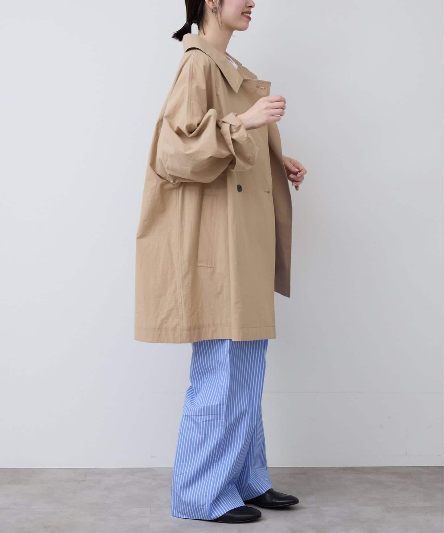 追加予約》コットンニュアンストレンチコート（トレンチコート