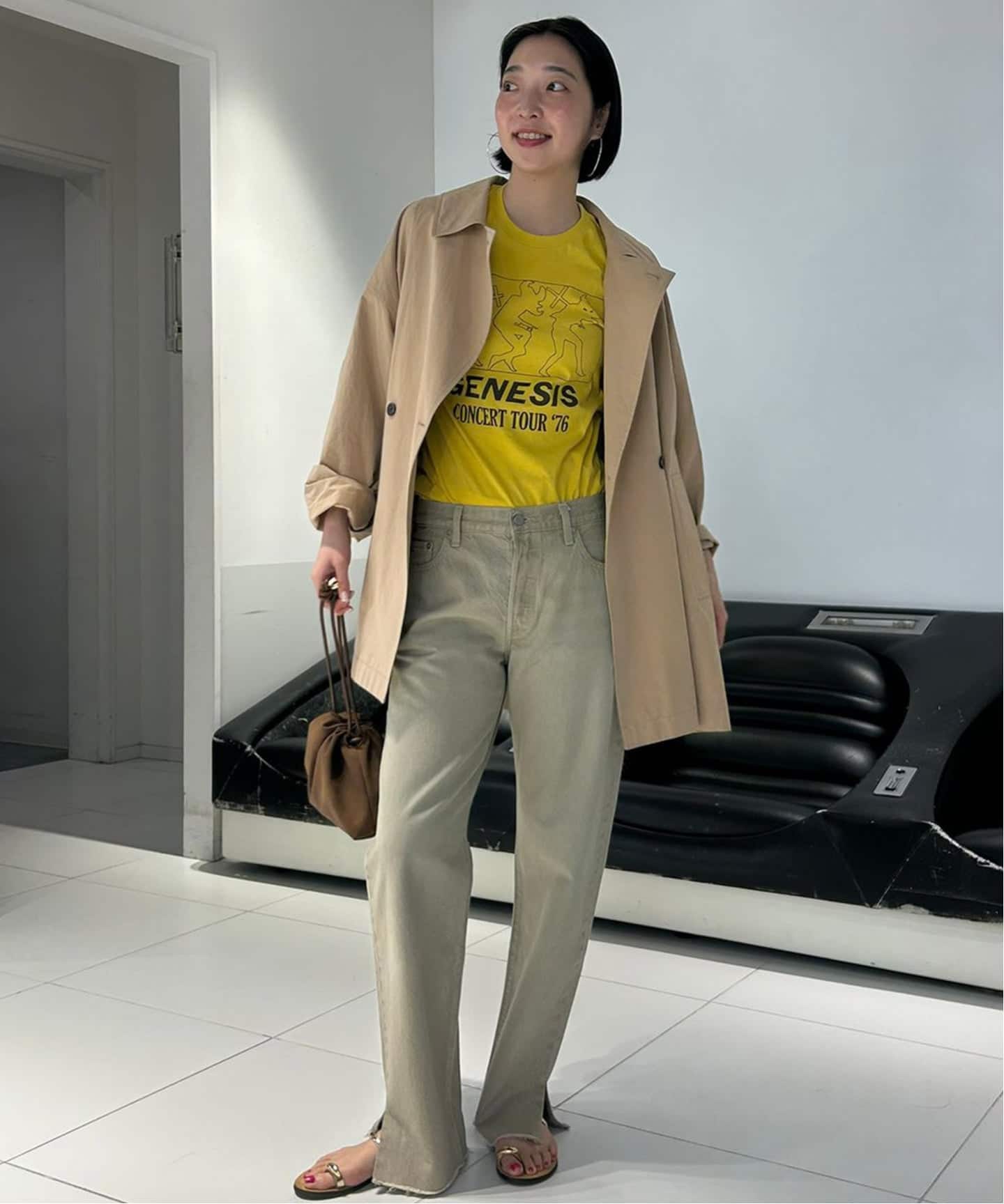 追加予約》コットンニュアンストレンチコート（トレンチコート