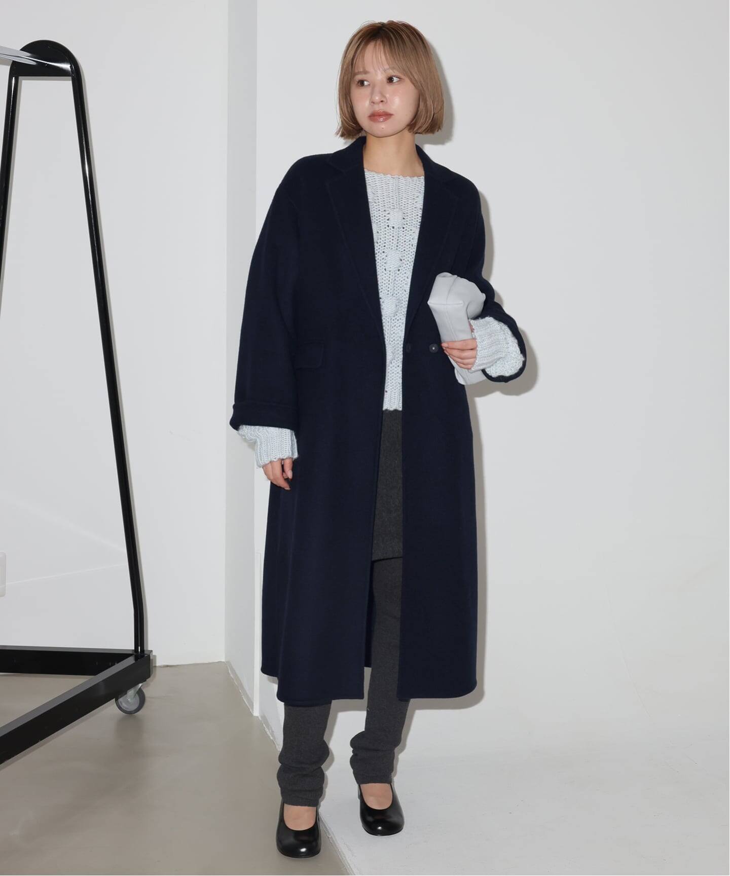 シリーズあり/追加予約》souple woolダブルフェイスチェスターコート 