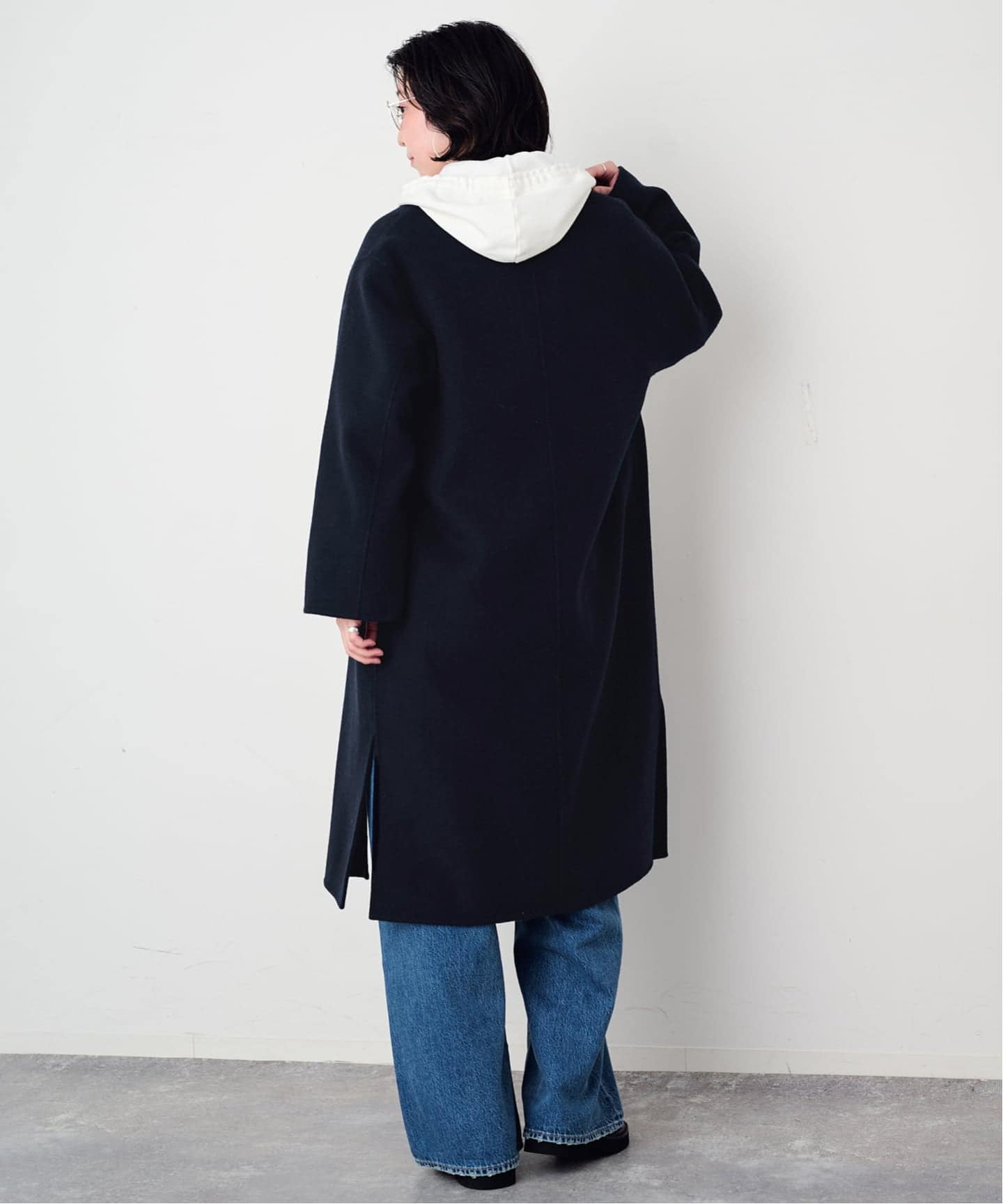 シリーズあり/追加予約》souple woolダブルフェイスチェスターコート