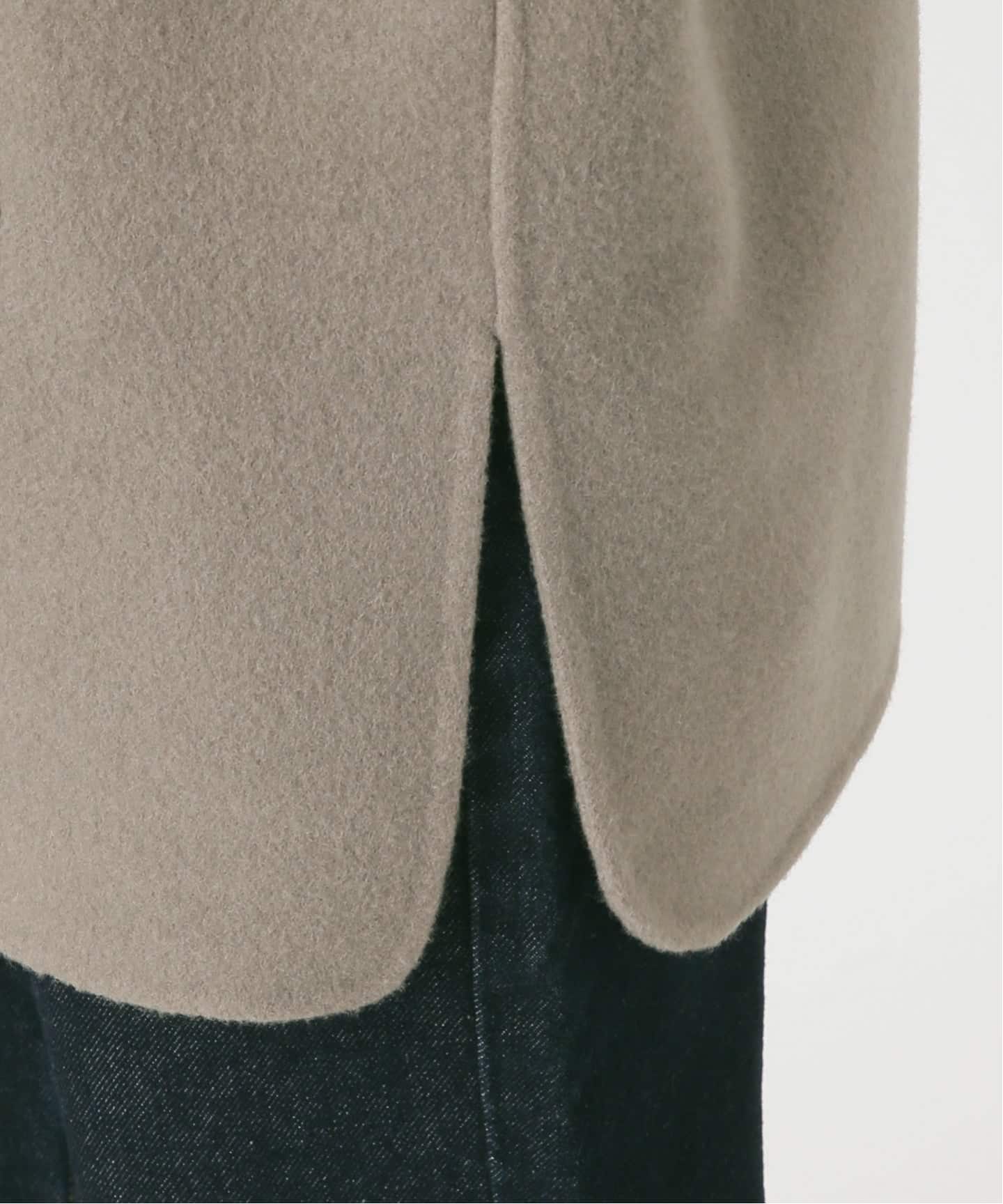 スローブイエナ souple wool ダブルフェイススタンドコート WEB・一部店舗限定/追加予約》souple woolダブルフェイススタンド