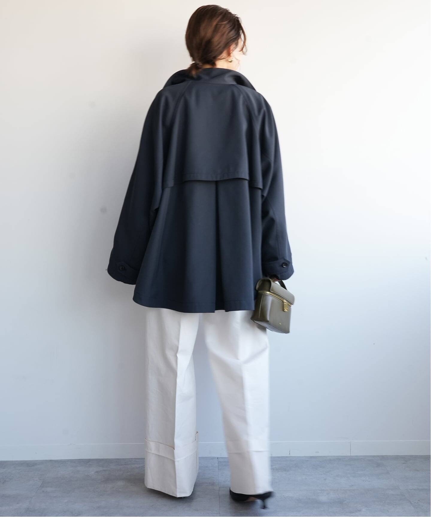 美品✨スローブイエナ 2025年 撥水テントラインコート ネイビー 洗える WEB限定/追加予約》撥水テントラインコート（その他ブルゾン／アウター