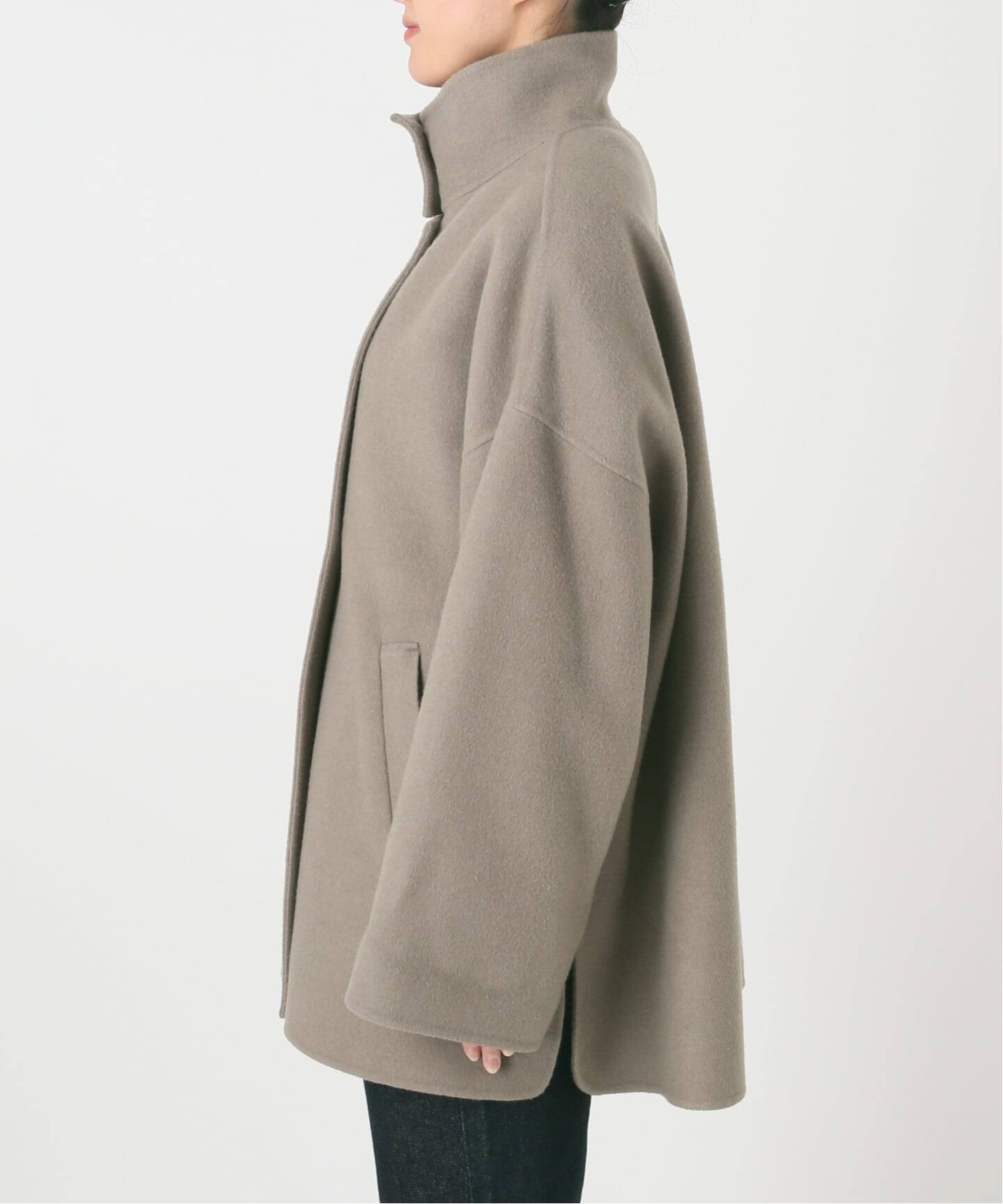 WEB限定/追加予約2》souple woolダブルフェイススタンドコート（その他