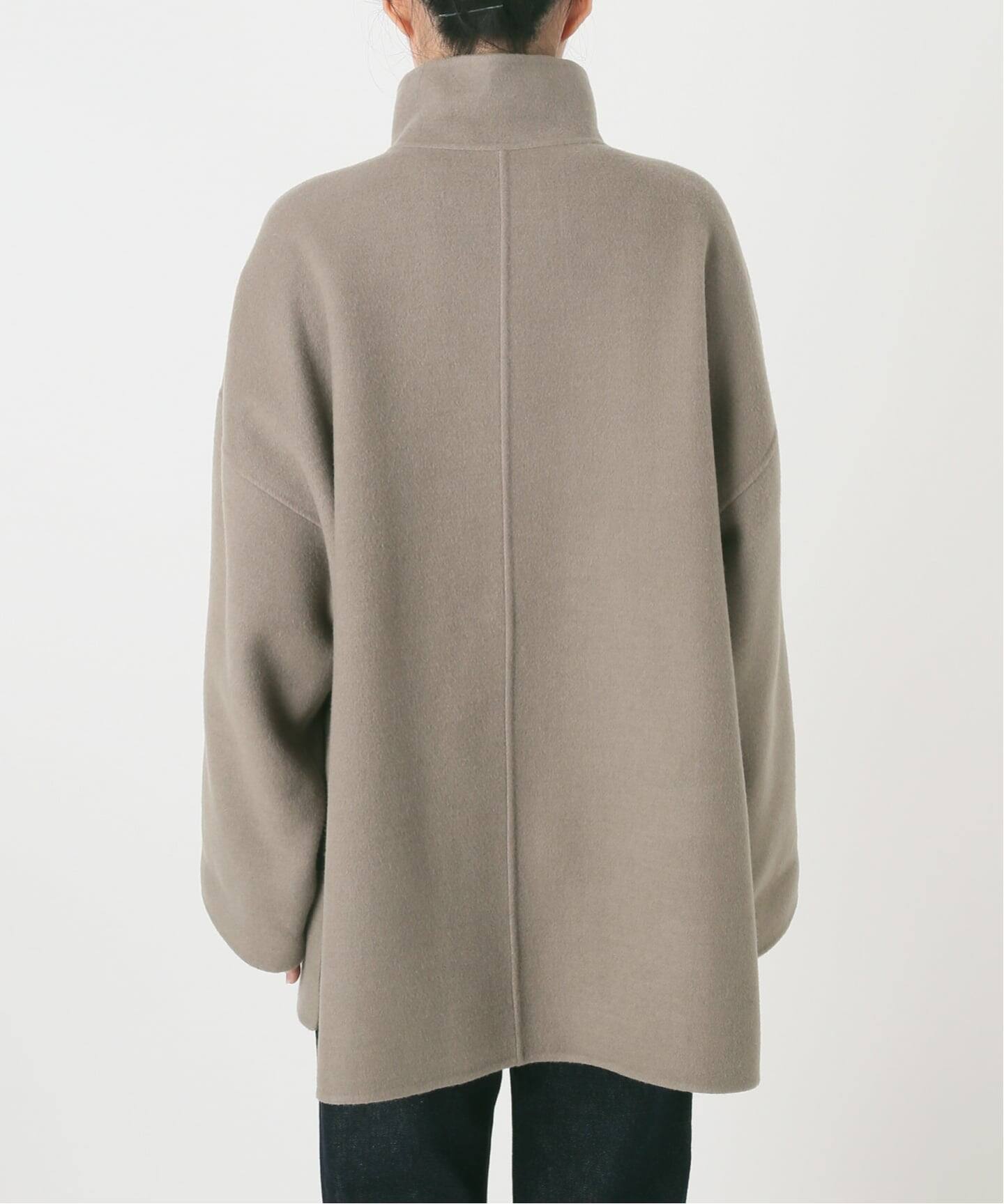 WEB限定/追加予約2》souple woolダブルフェイススタンドコート（その他