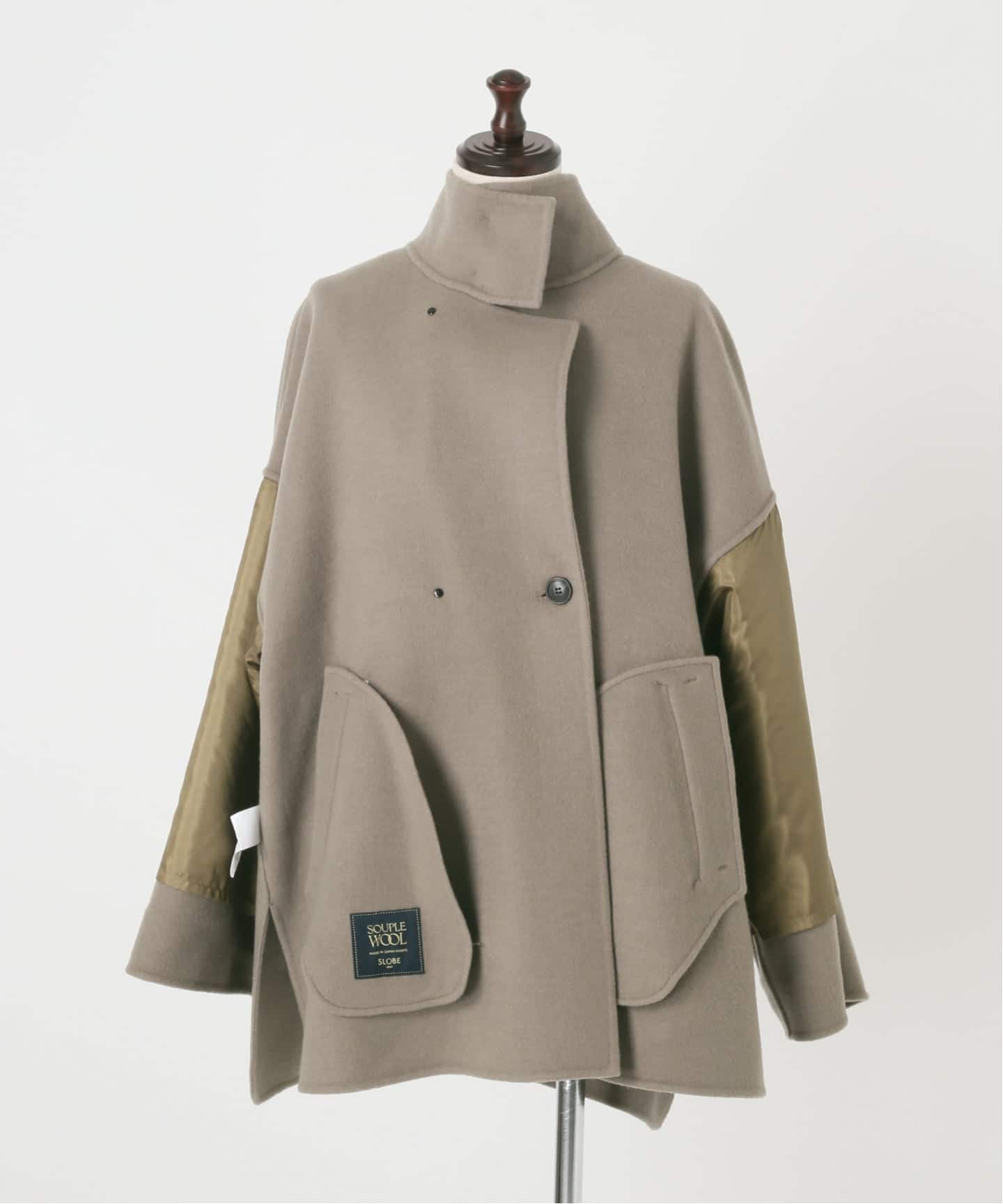 かもさん専用SLOBE IENA souplewool スタンドコート WEB限定/追加予約2》souple woolダブルフェイススタンドコート（その他