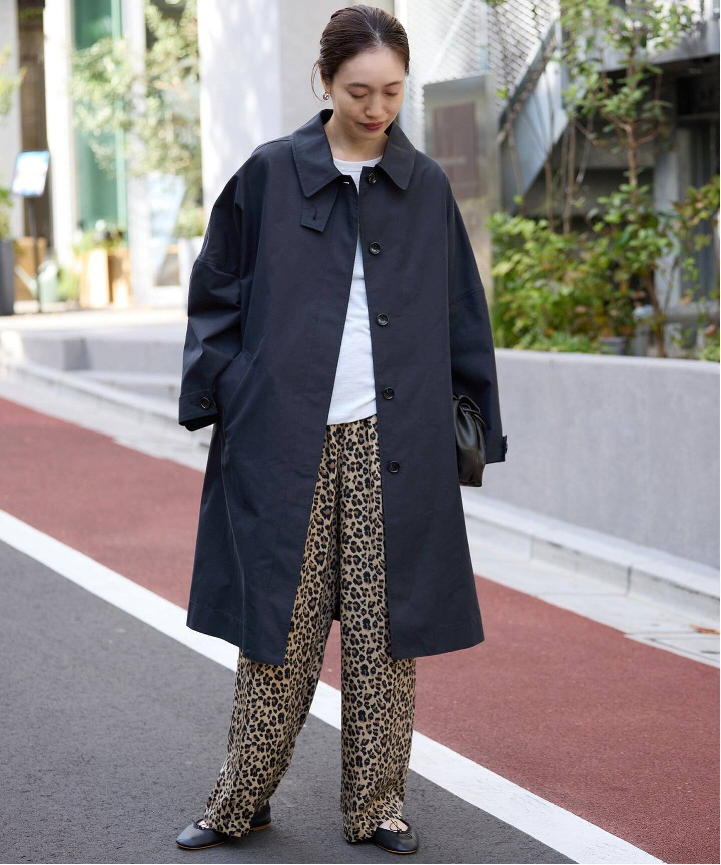 ネイビーのみWEB限定/予約》ドルマンスリーブコート（ステンカラー